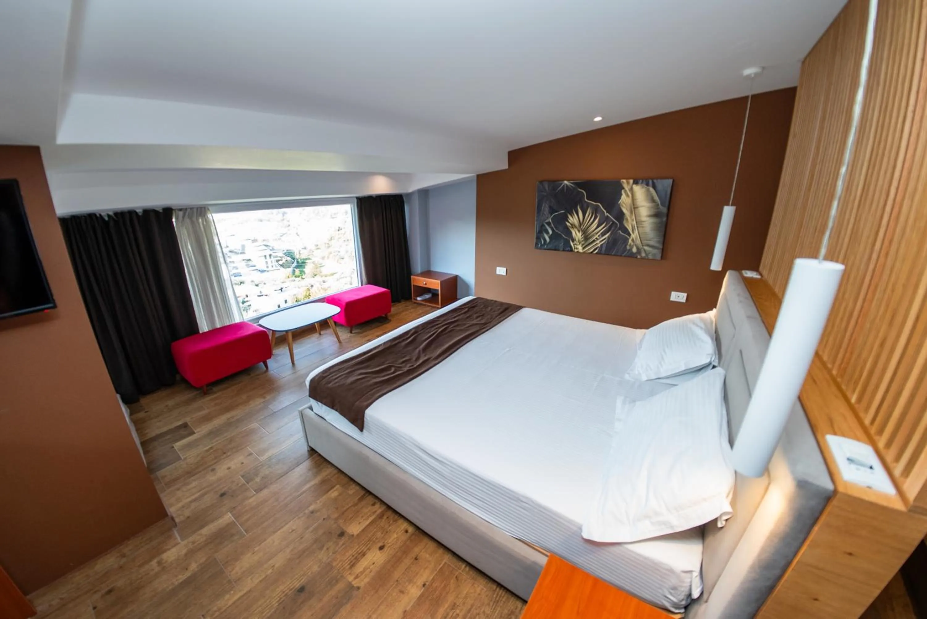 Bed in Olivar Hotel Tirana