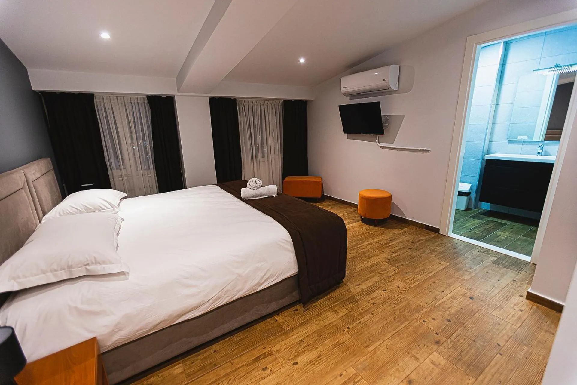 Photo of the whole room, Bed in Olivar Hotel Tirana