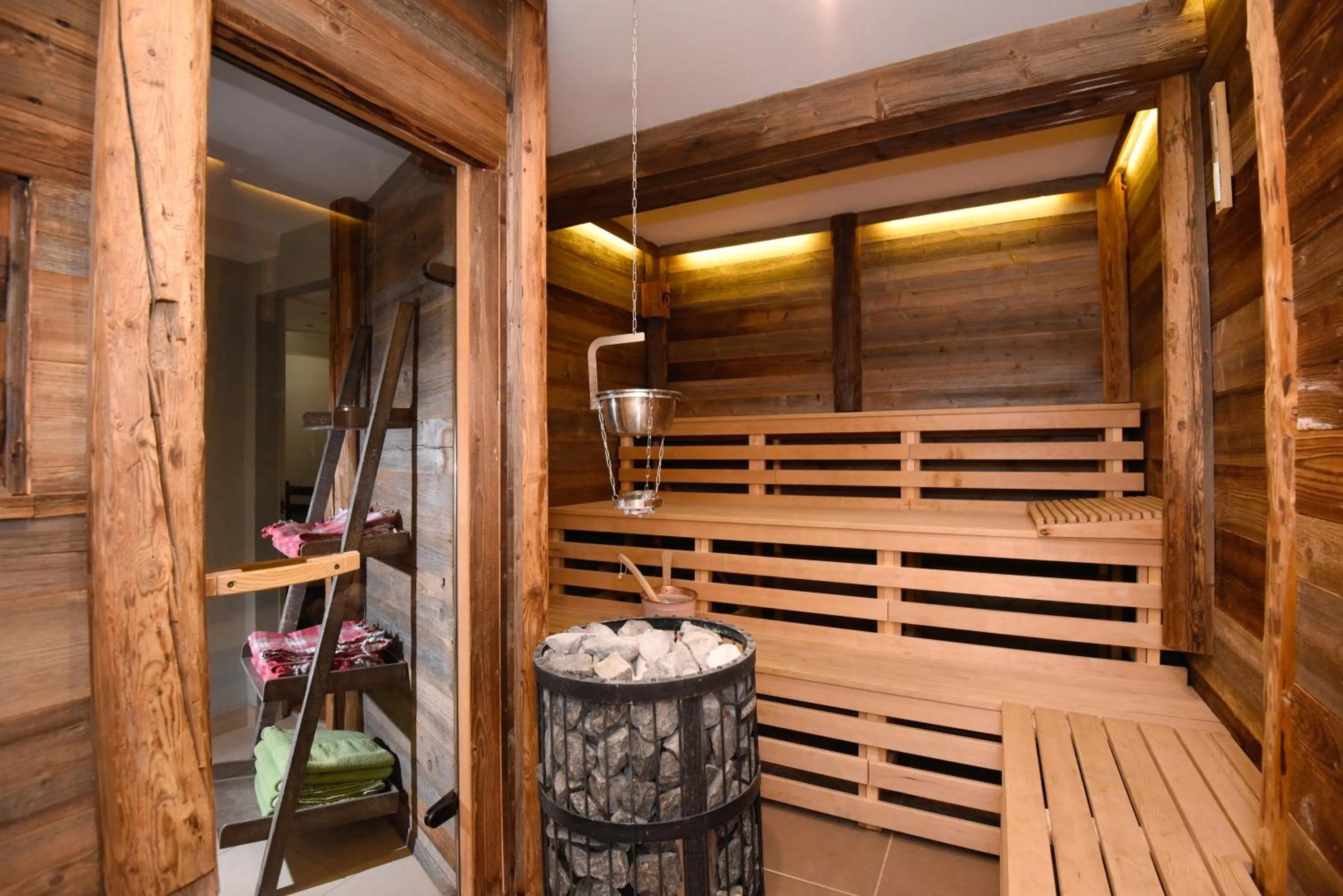 Sauna in Hotel Domizil