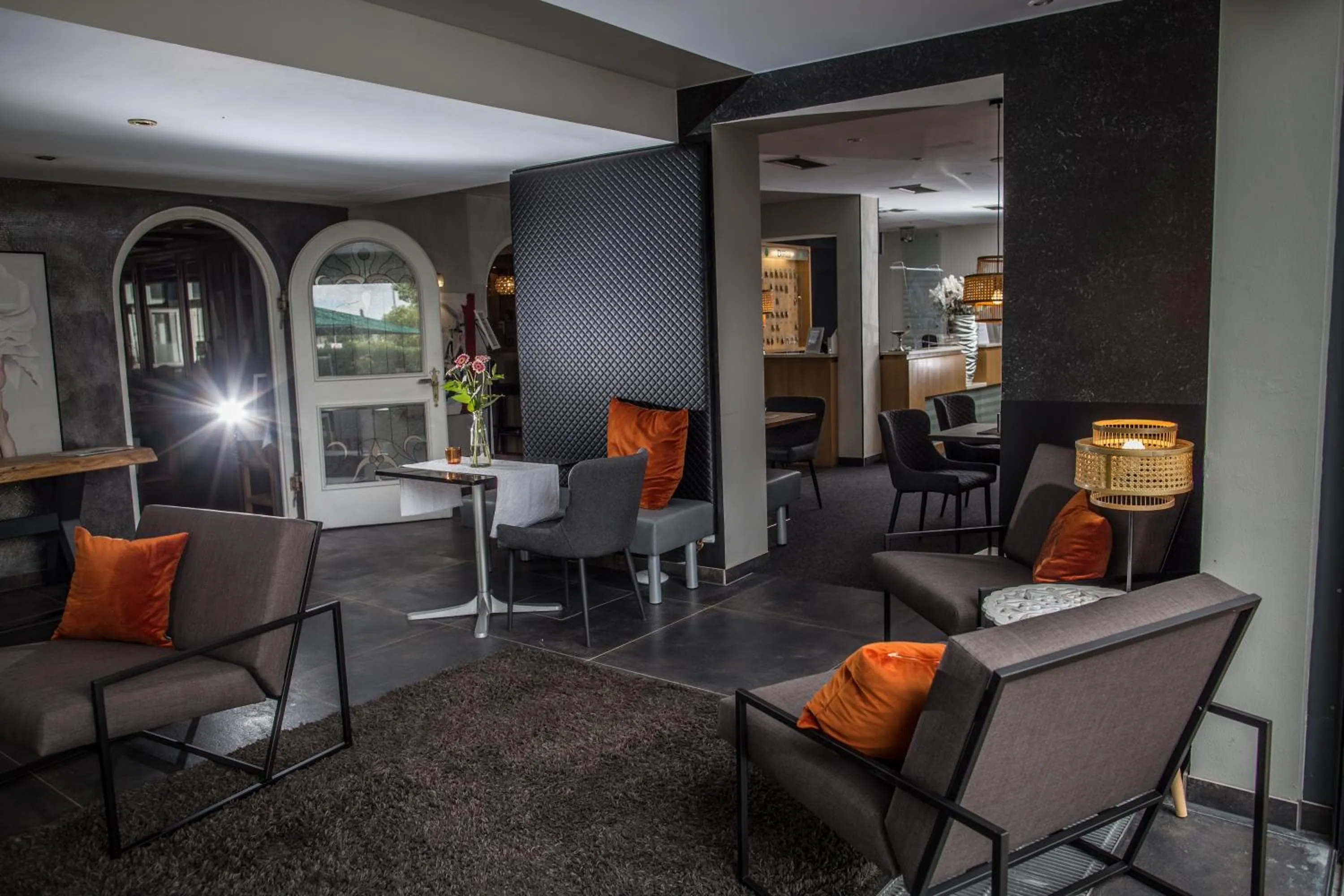 Lobby or reception in Hotel Domizil