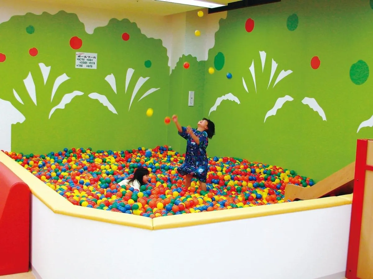 Children play ground in Ryugujo Spa Hotel Mikazuki Ryugutei