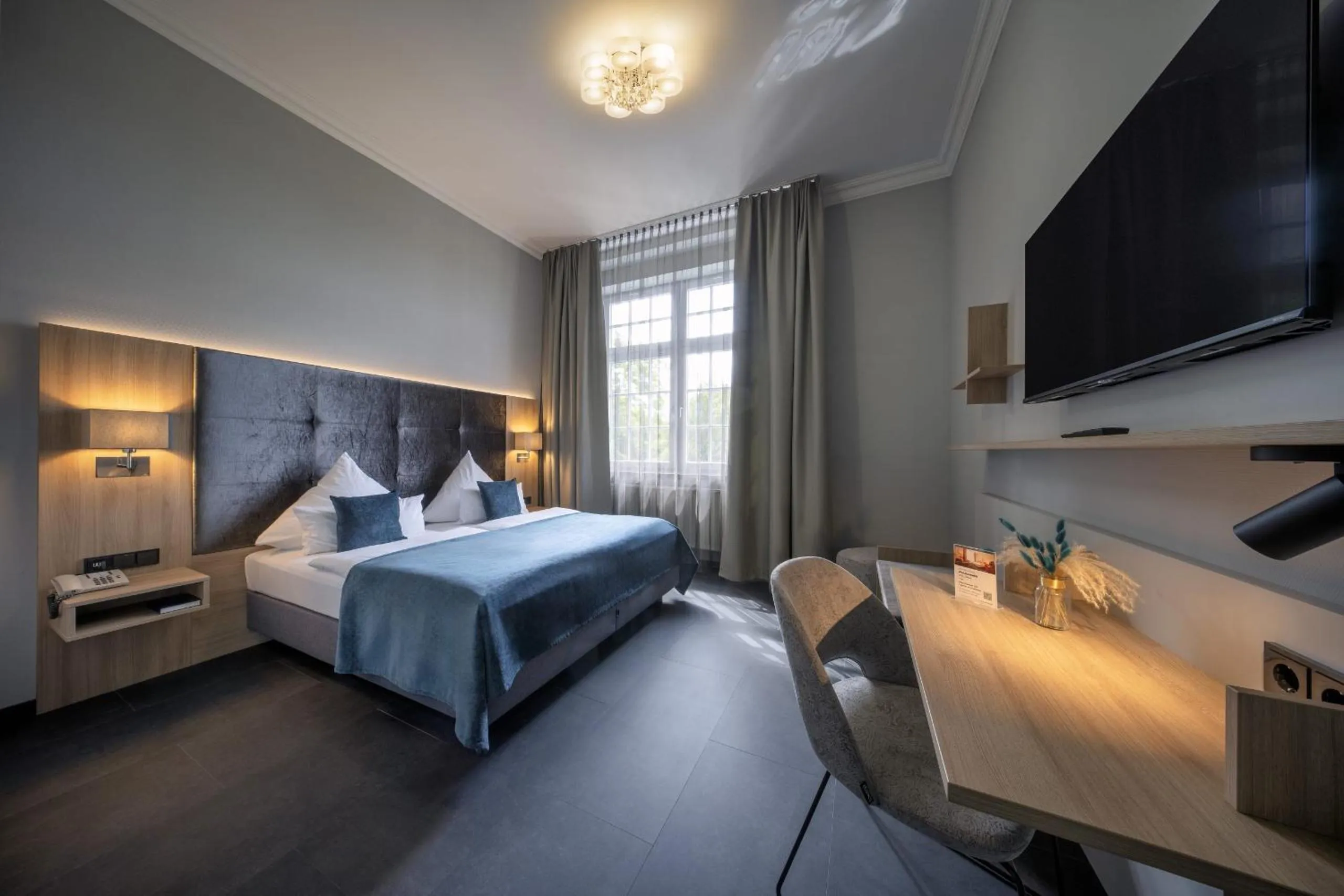 Bed in Schlosshotel Grünwald