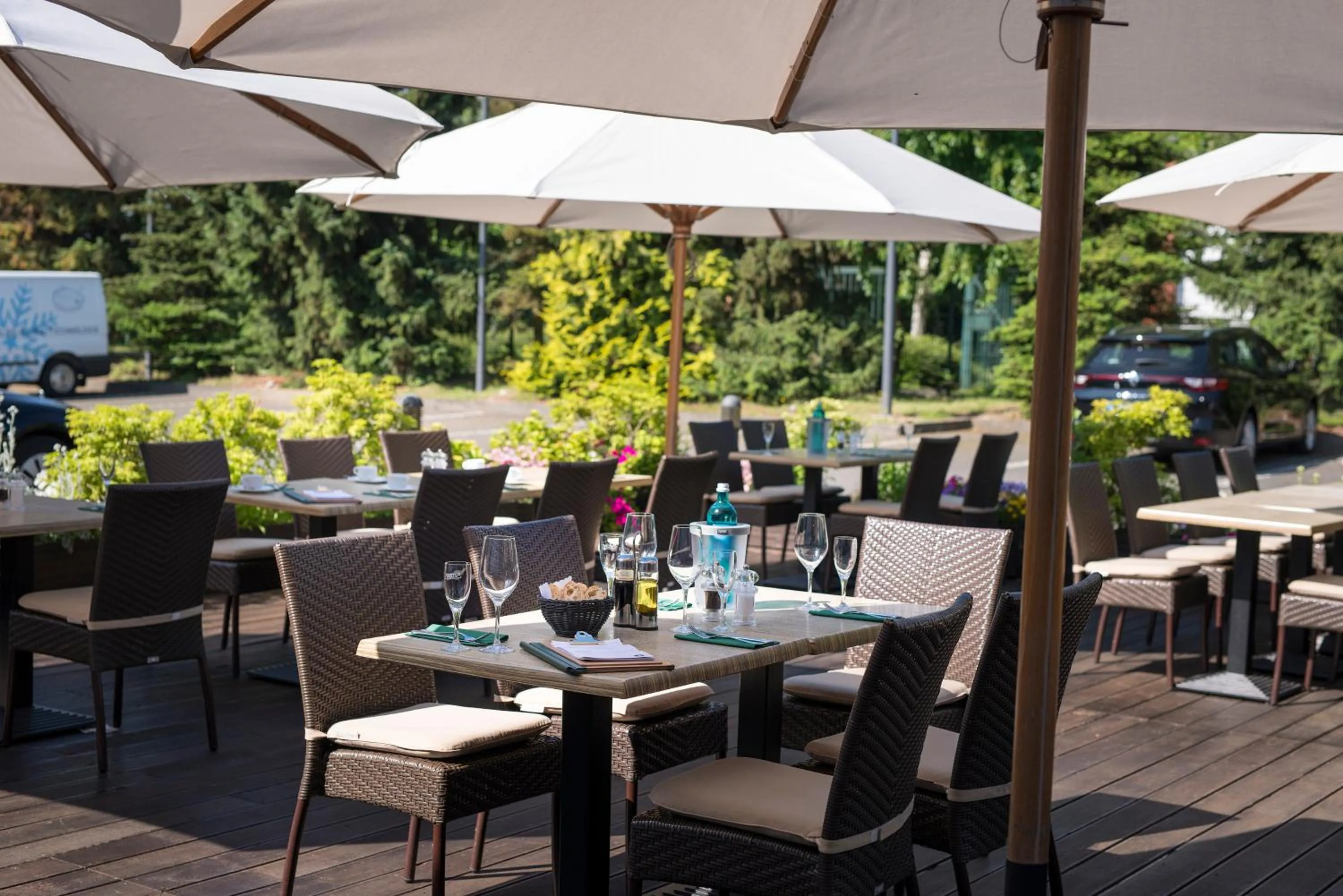 Restaurant/places to eat in Hotel am Wald