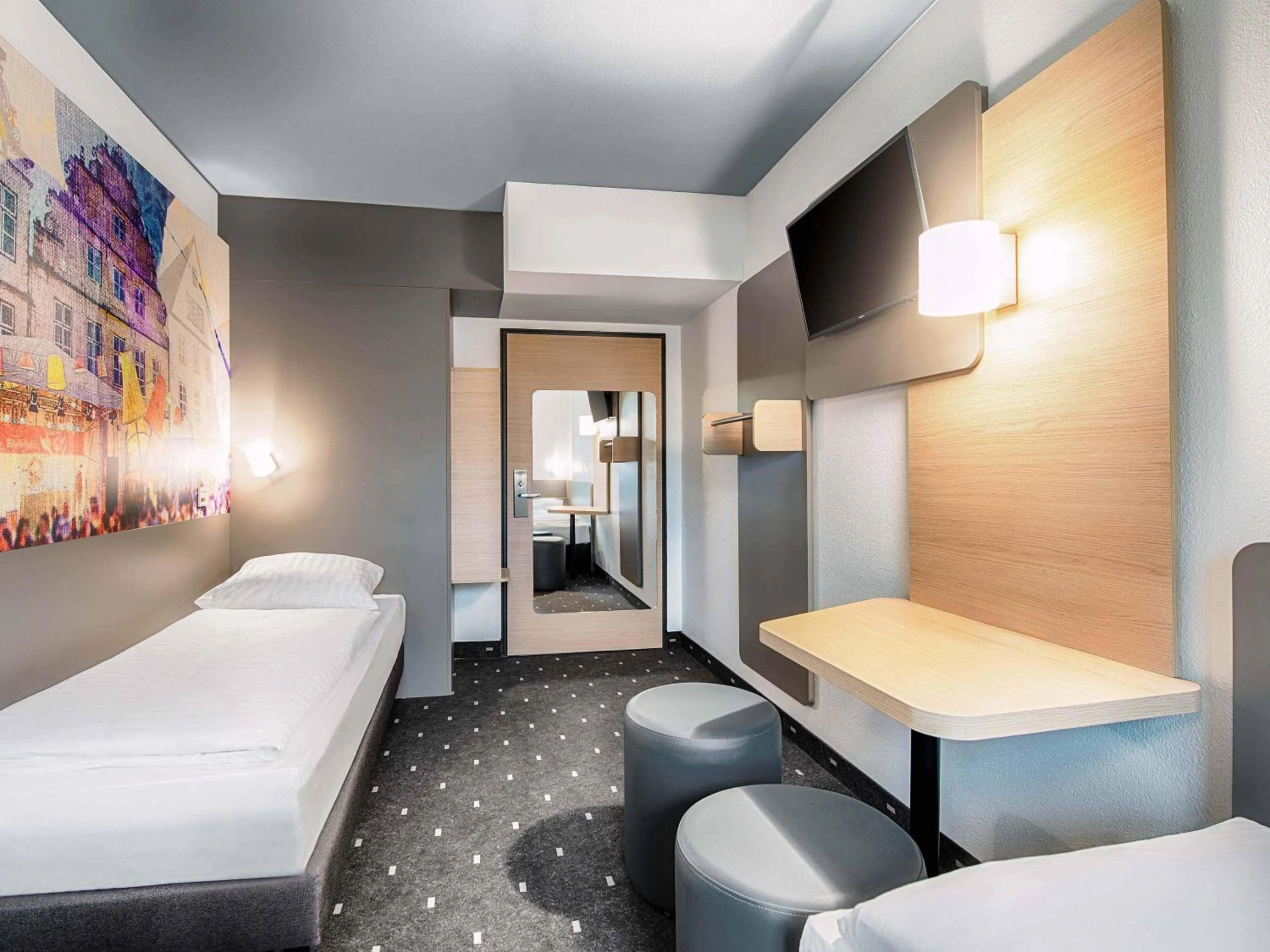 Spa and wellness centre/facilities, Bed in B&B Hotel Bielefeld-Ost