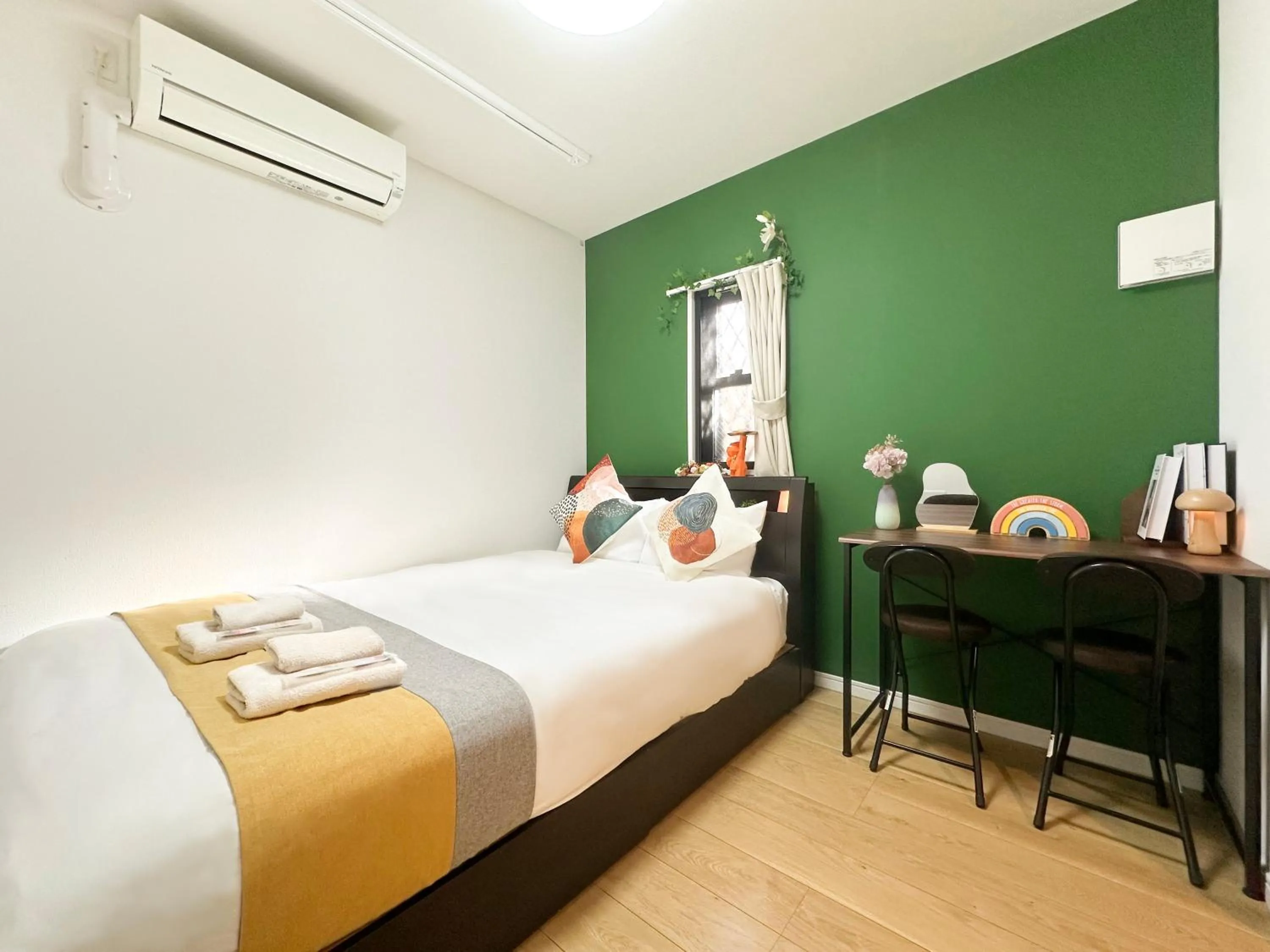 Bed in nestay inn tokyo kagurazaka