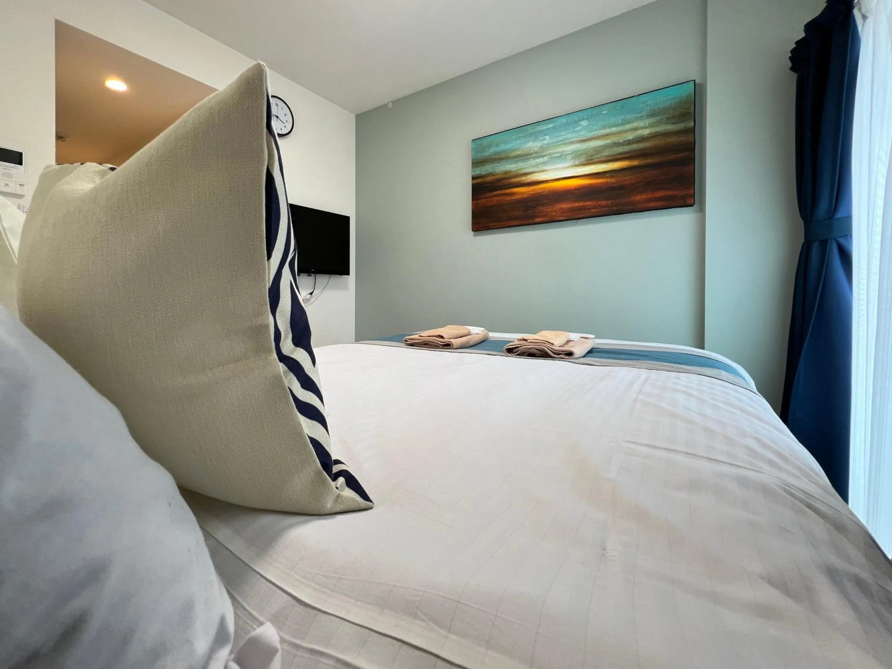 Bed in nestay inn tokyo kagurazaka