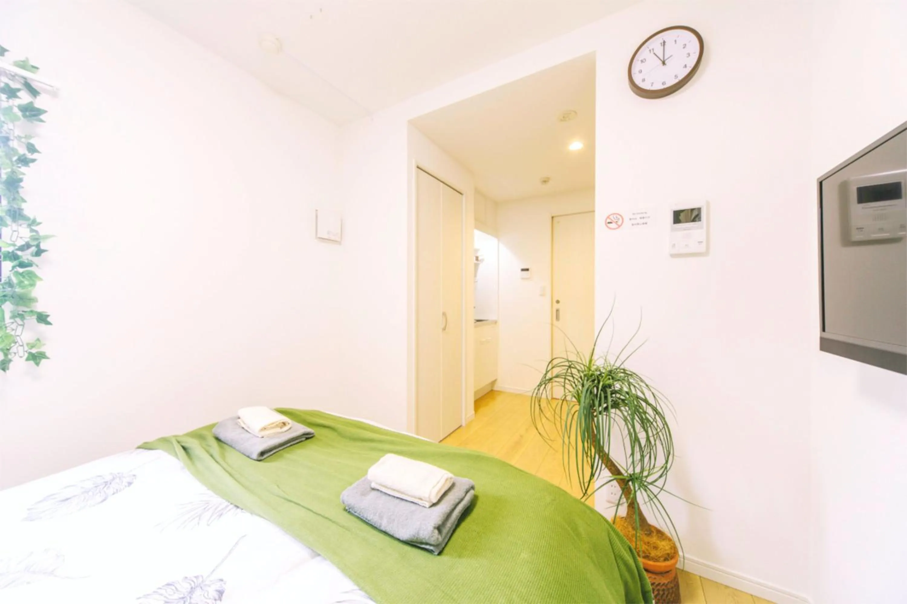 Bed in nestay inn tokyo kagurazaka