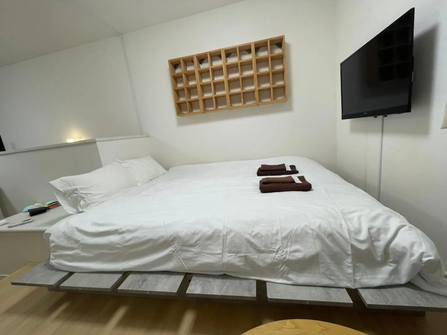 Bed in nestay inn tokyo kagurazaka