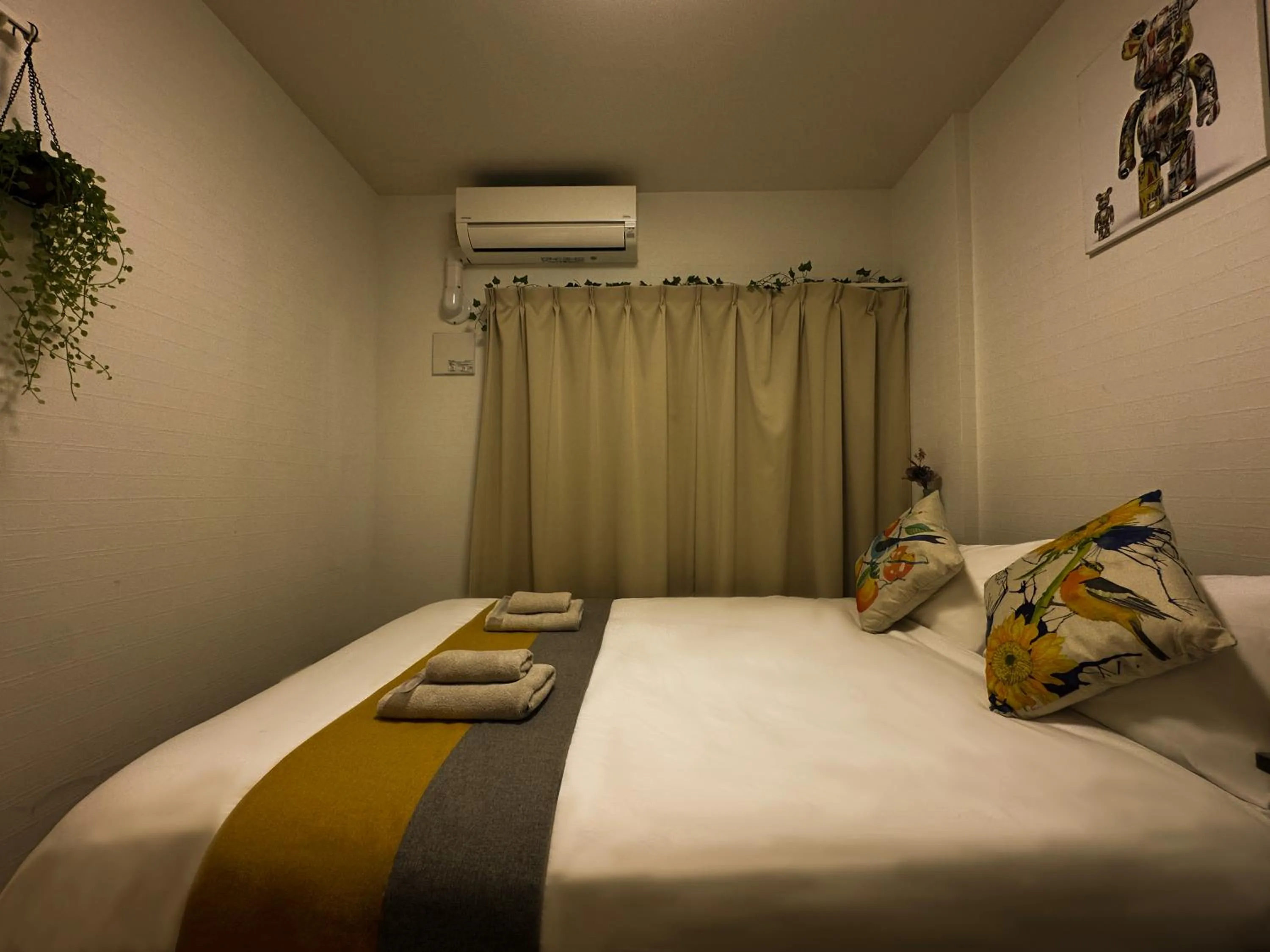 Bed in nestay inn tokyo kagurazaka