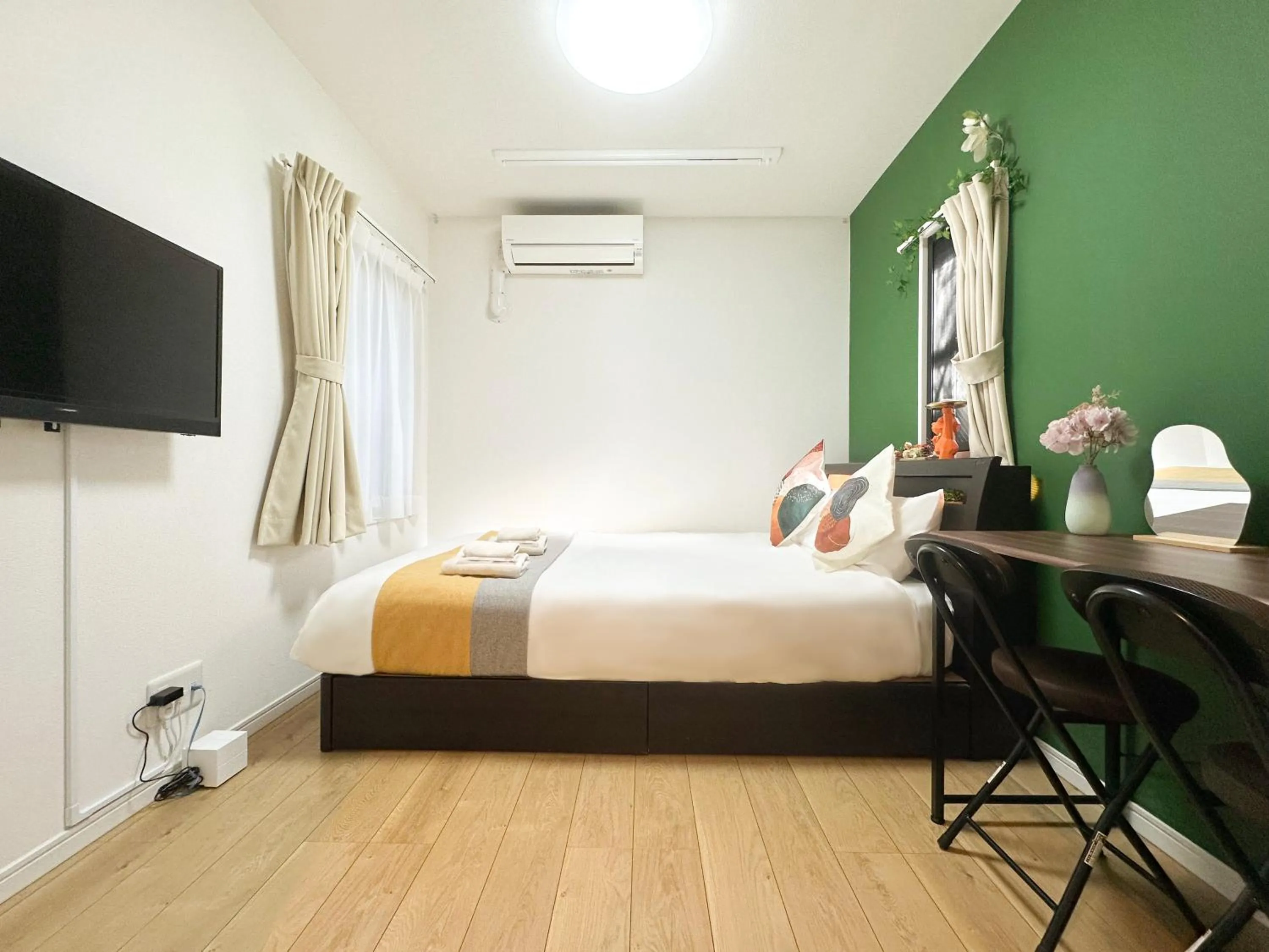 Bed in nestay inn tokyo kagurazaka