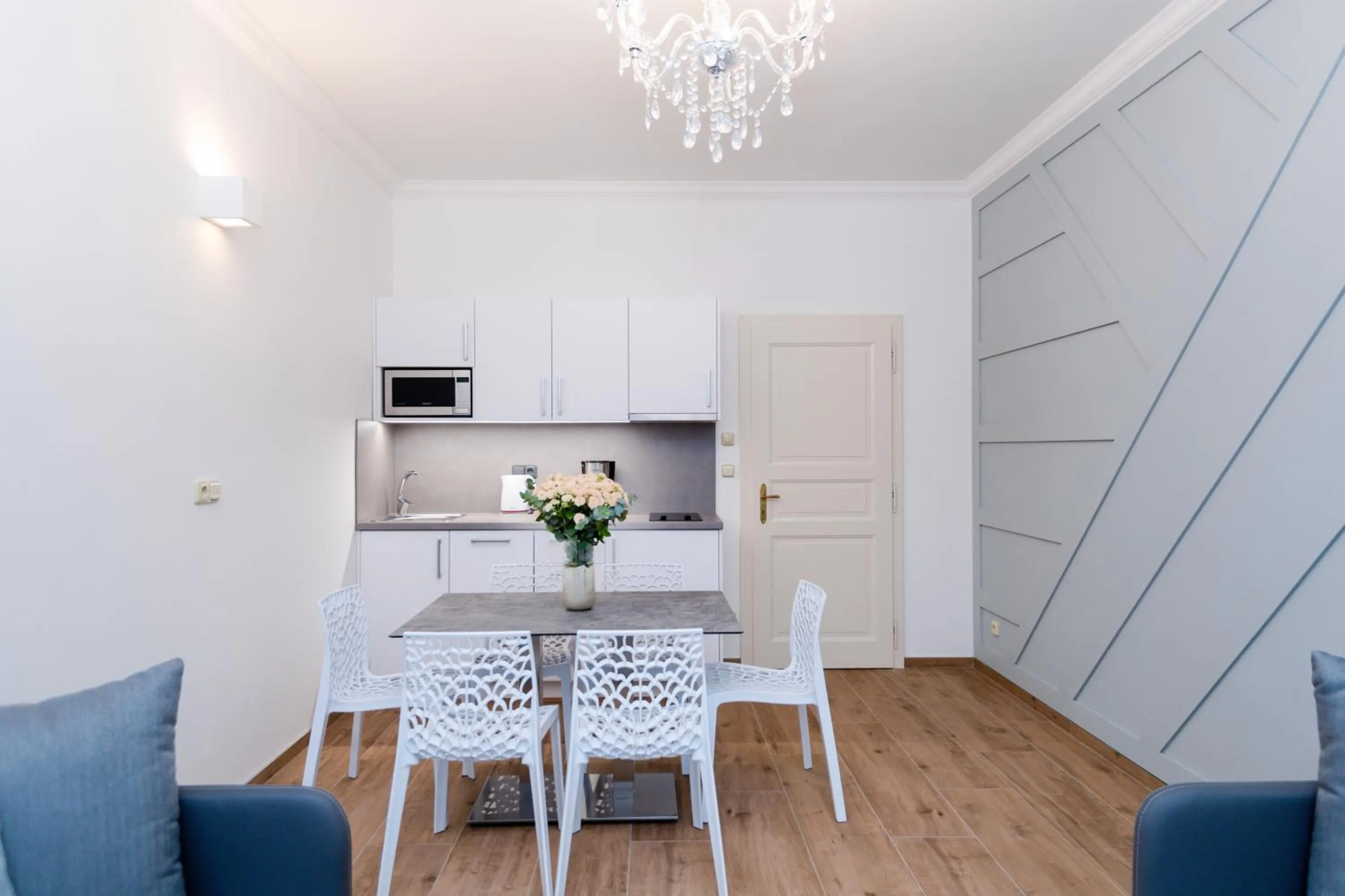 Kitchen or kitchenette in Eight Secrets Boutique Residence by Dwellfort