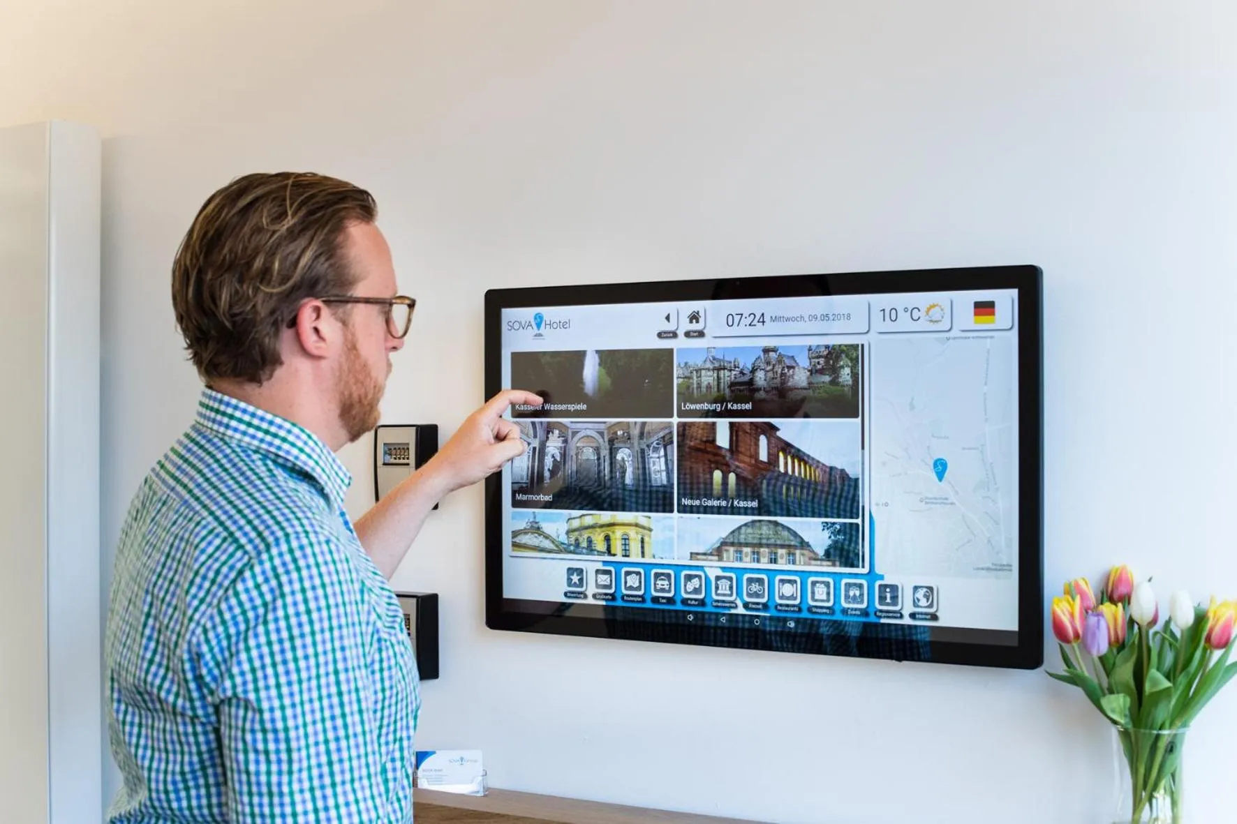 TV and multimedia in SOVA Hotel