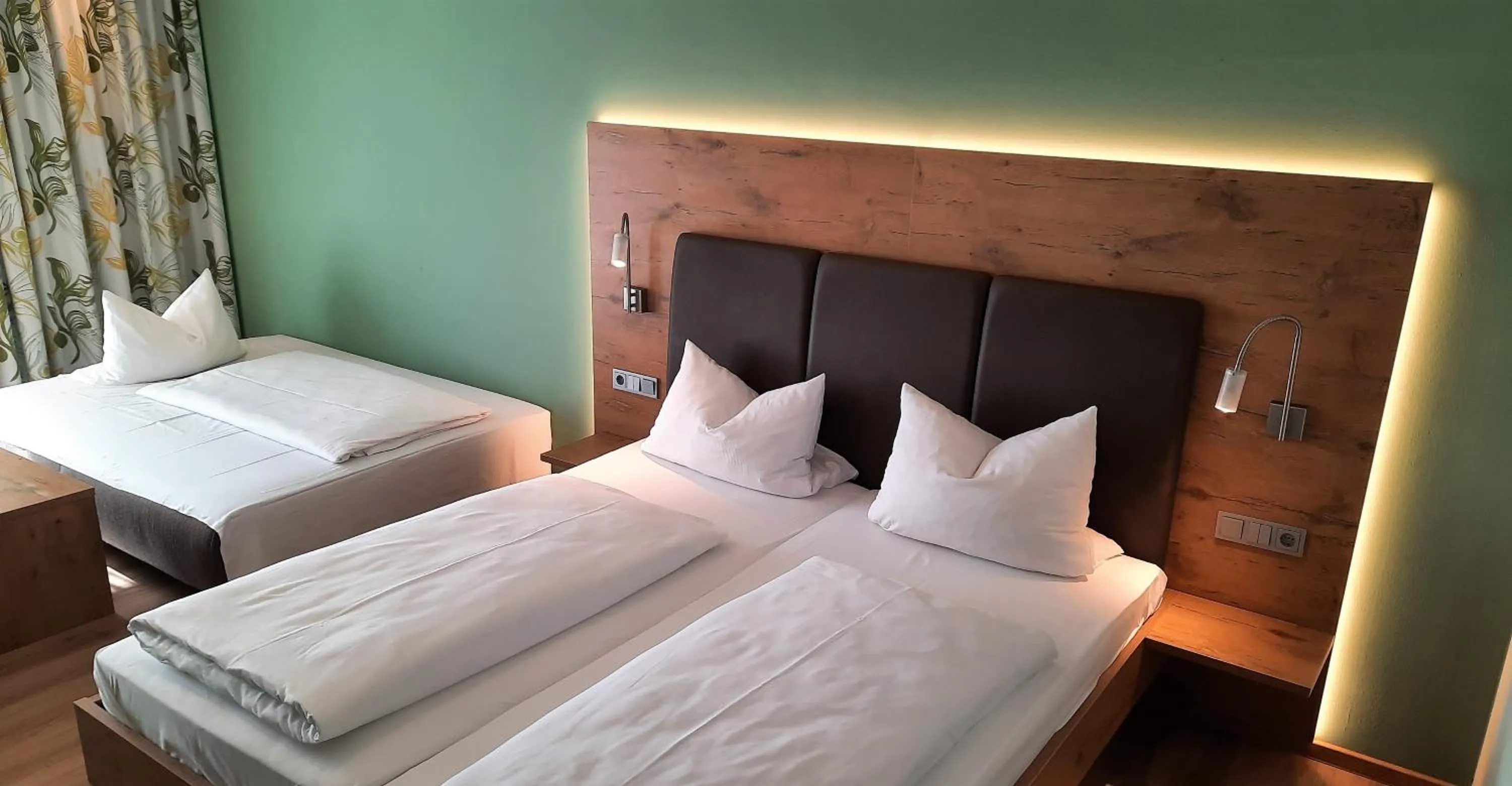 Bed in Hotel Bergwirt