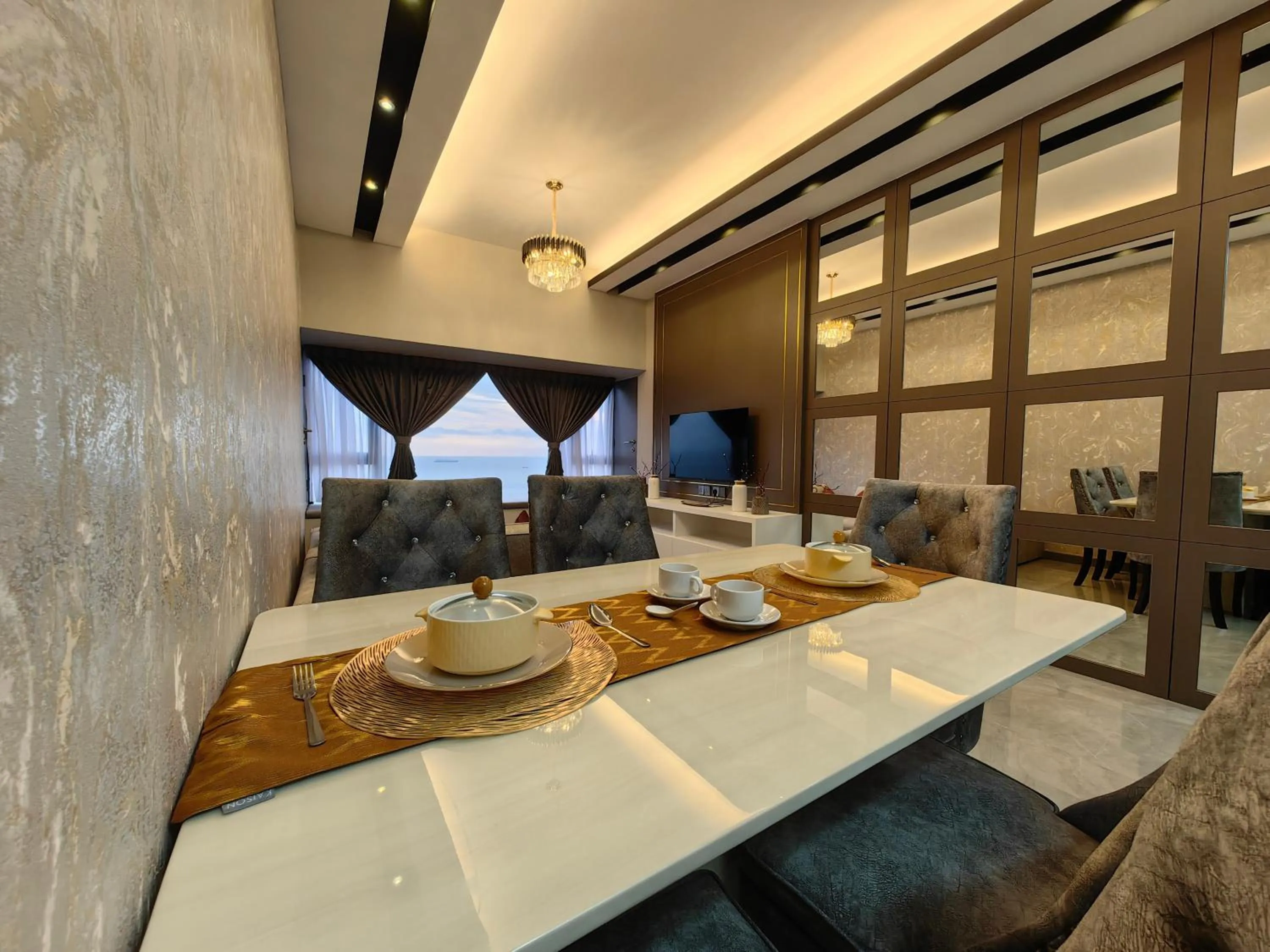 Dining area in Attic Home Melaka Imperio Residence & Jonker