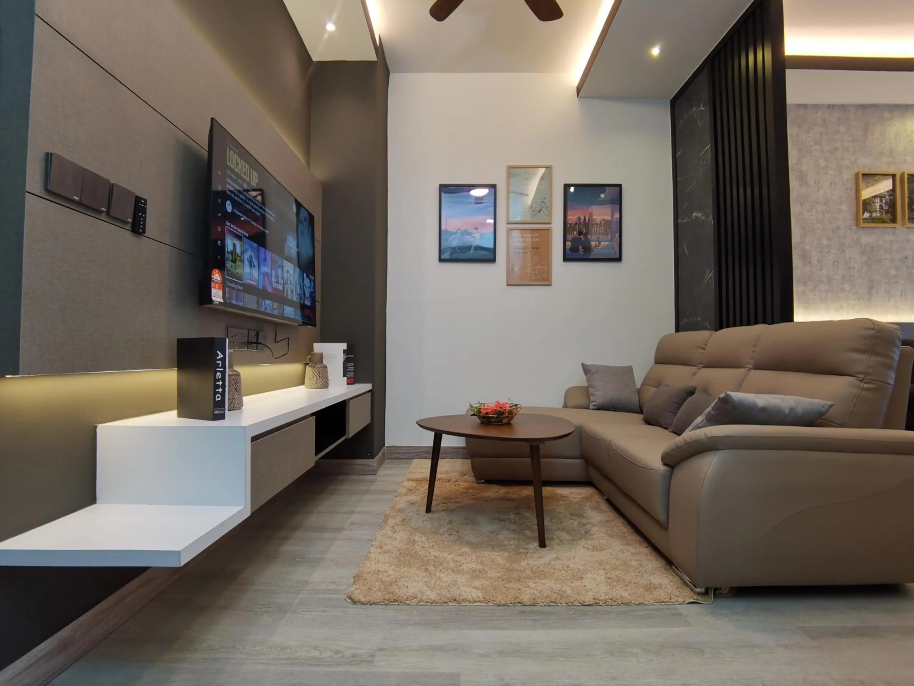 TV and multimedia in Attic Home Melaka Imperio Residence & Jonker