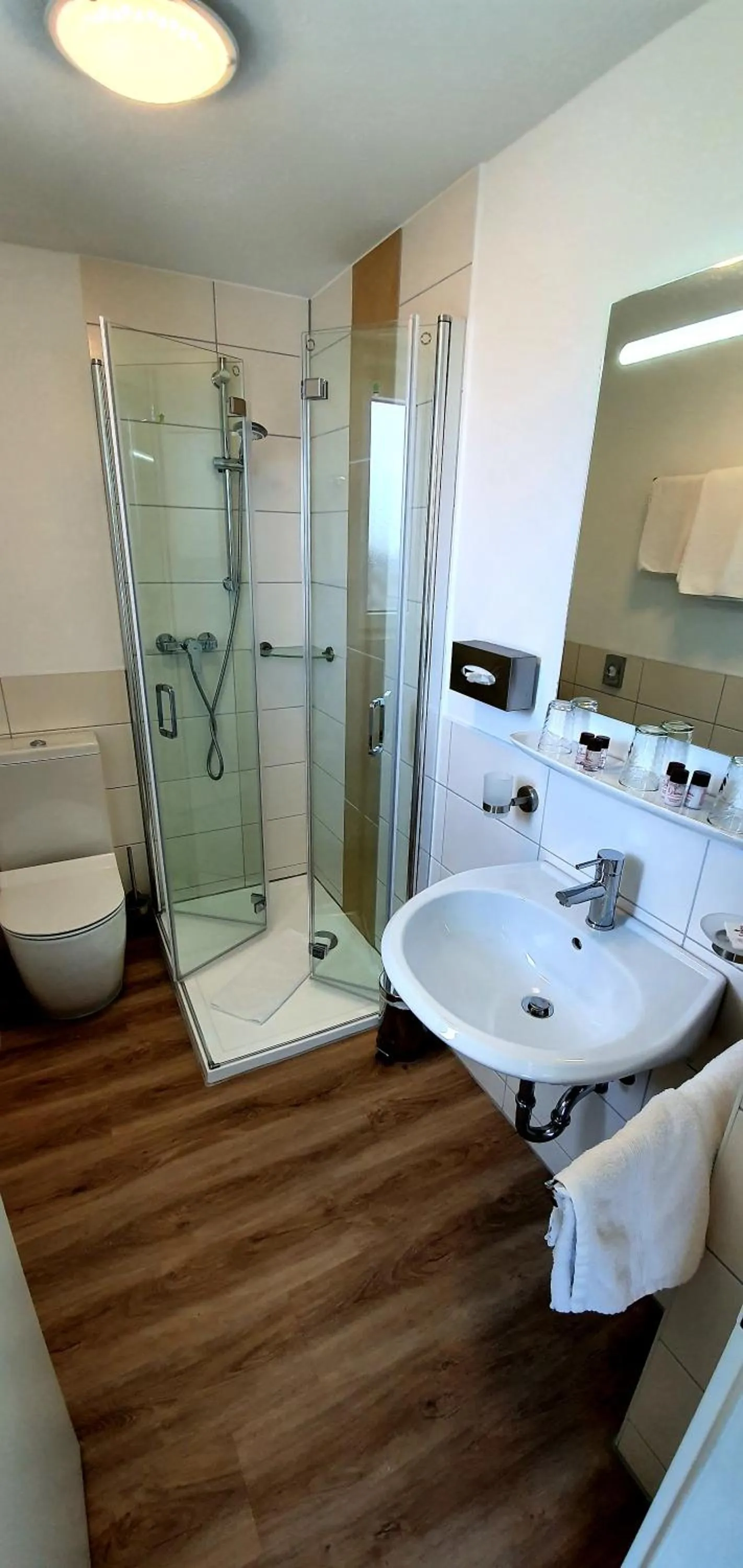 Bathroom in Sevda's Hotel Garni Weinforth