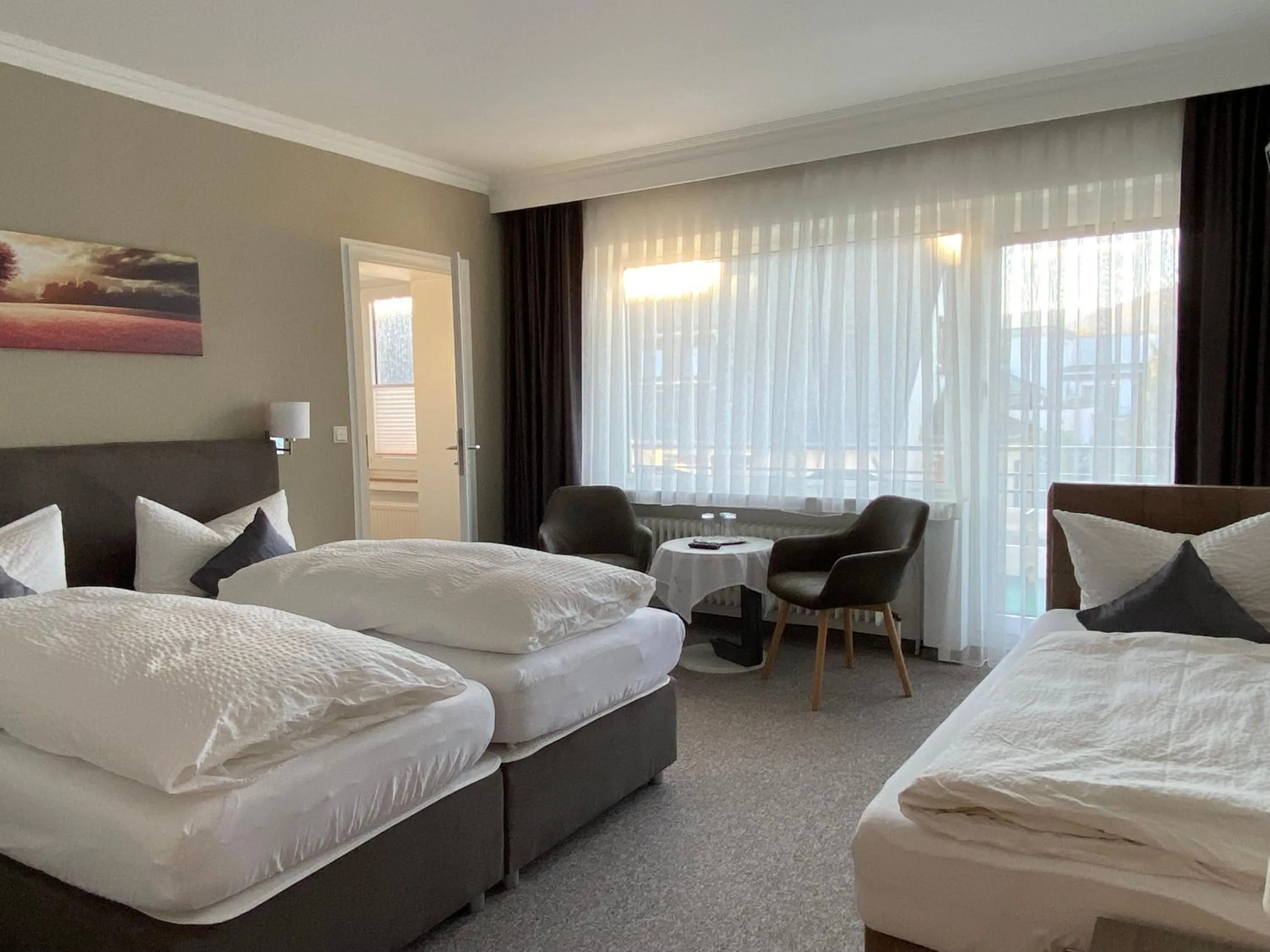 Photo of the whole room, Bed in Sevda's Hotel Garni Weinforth