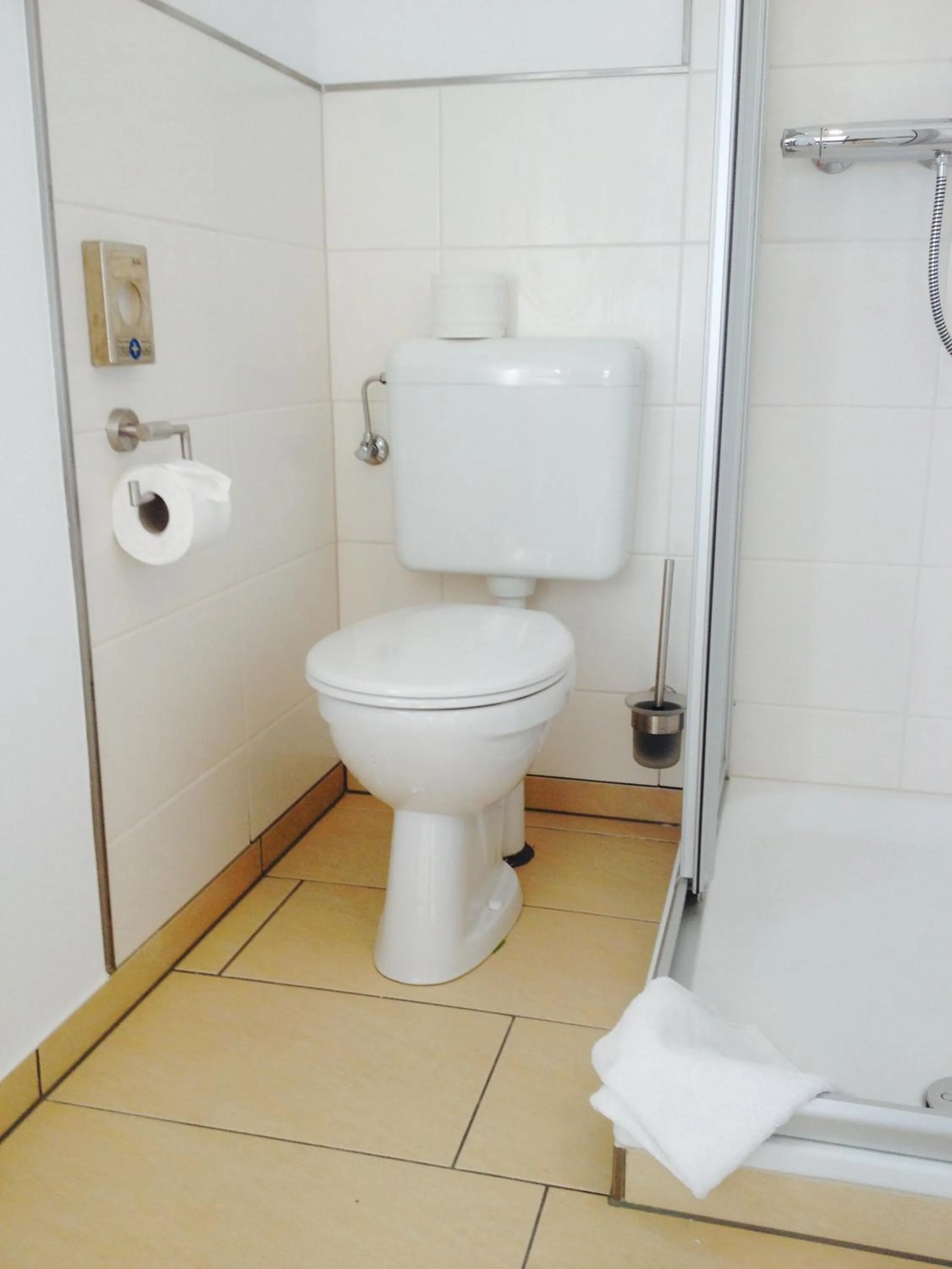 Toilet in Sevda's Hotel Garni Weinforth