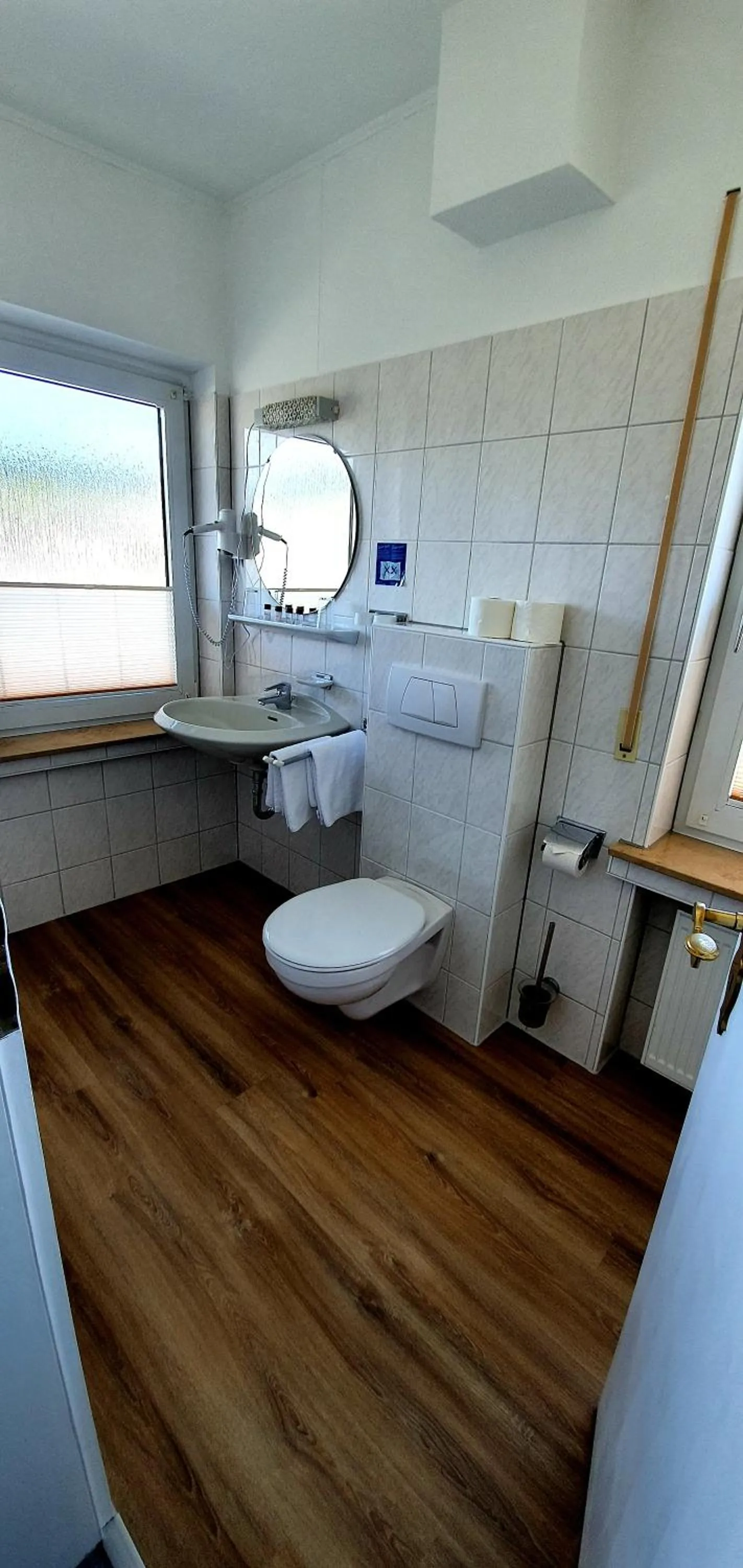 Bathroom in Sevda's Hotel Garni Weinforth