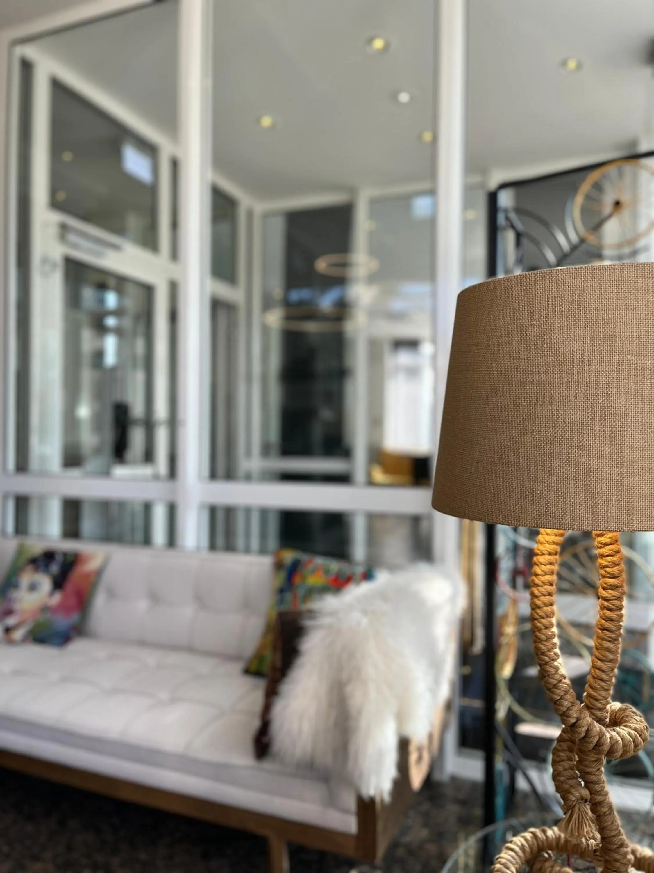 Lounge or bar in QU Hotel Augsburg