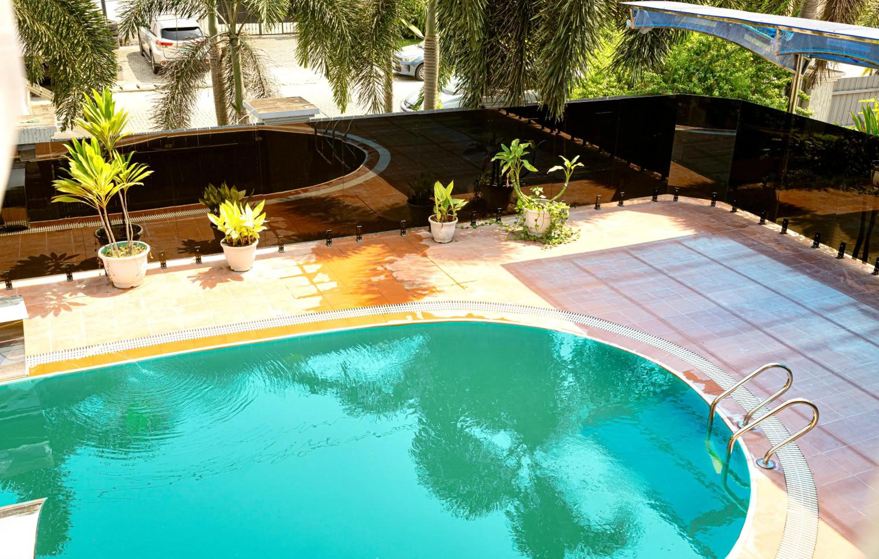 Pool view in Medallion Hotels