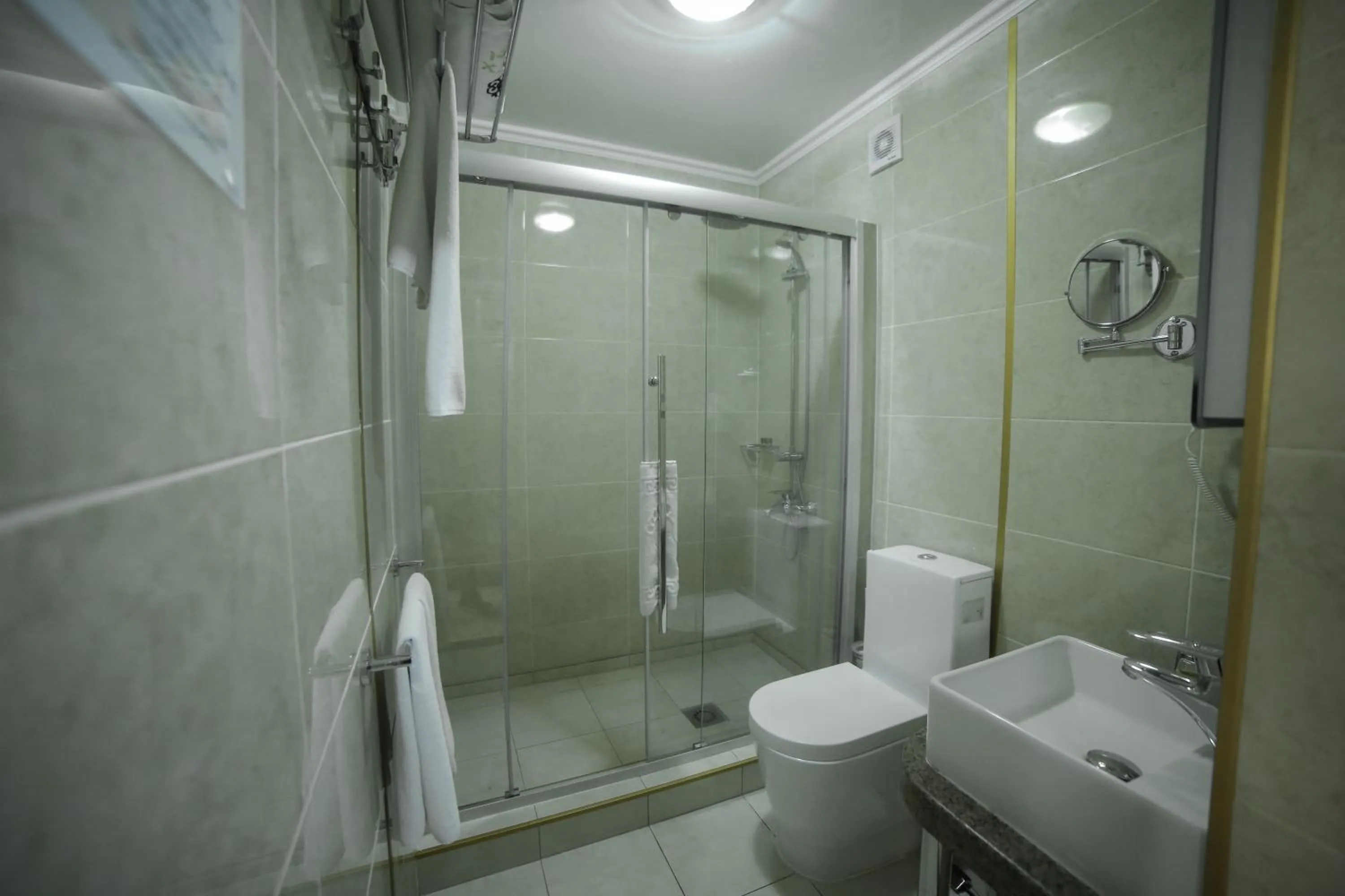 Shower in Onyx Hotel Bishkek
