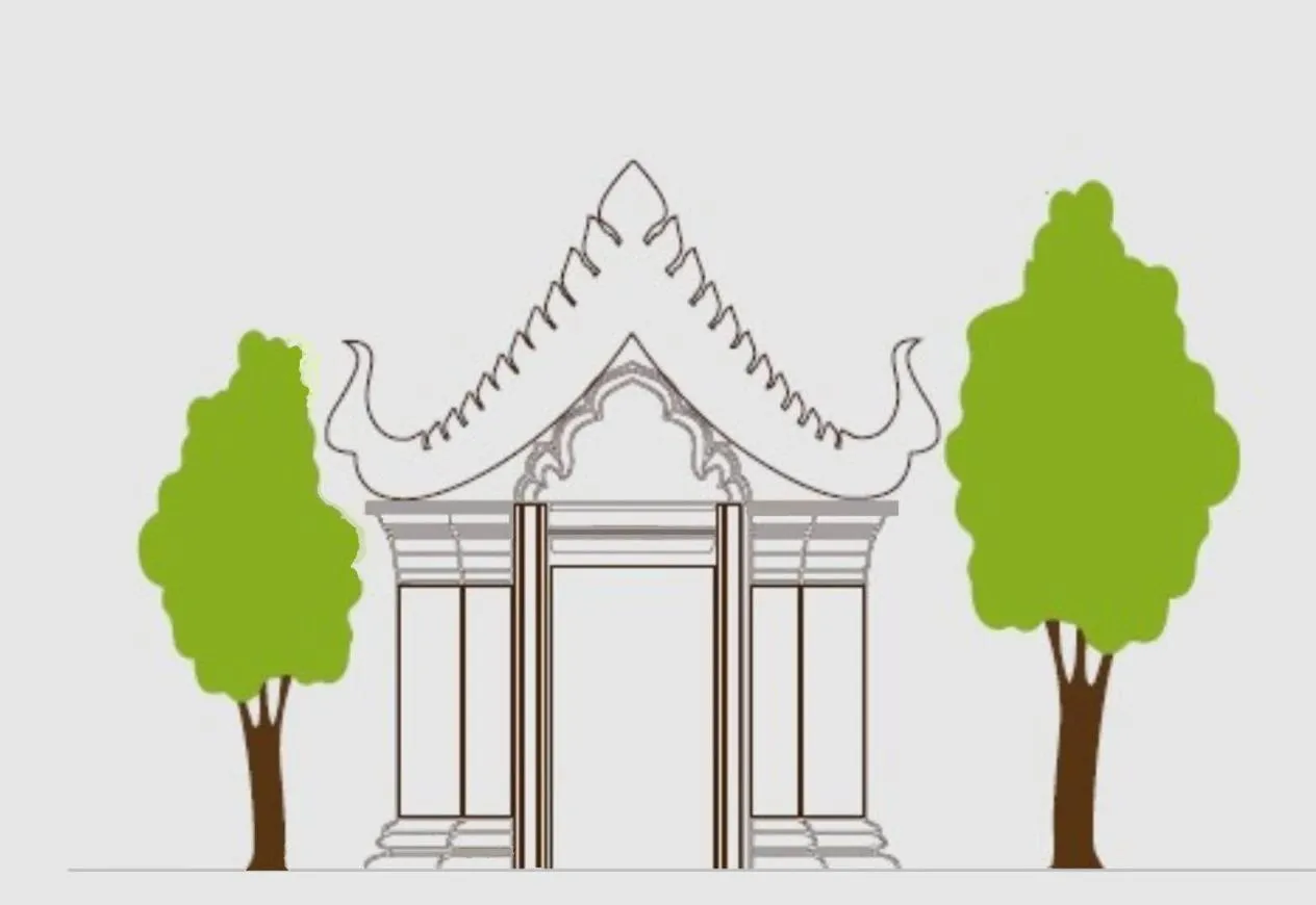 Property building in Koh Ker Hotel and Restaurant