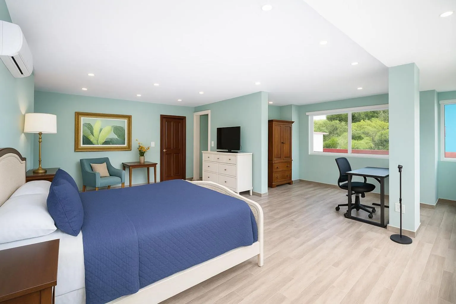 Bed in South Shore Villa Armonia Luxury Boutique