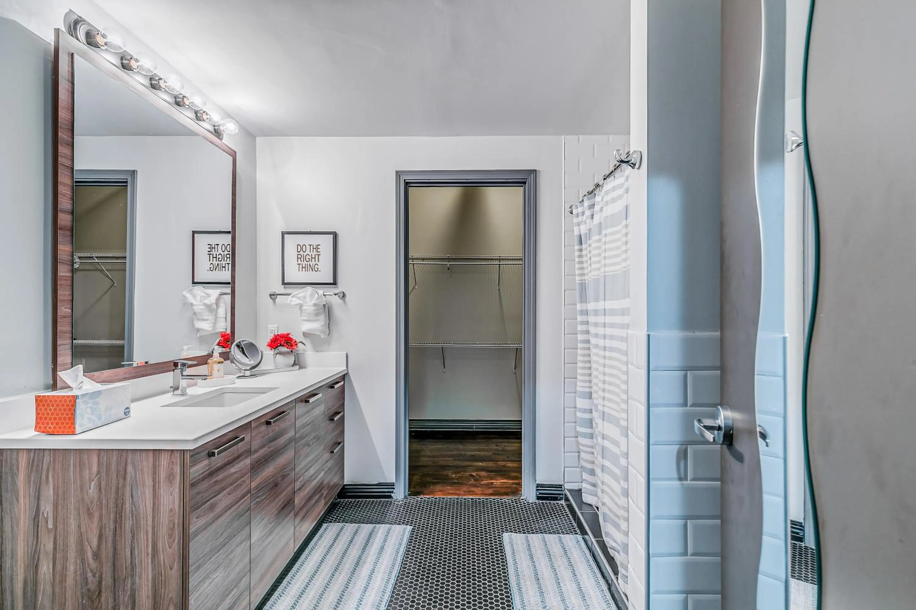 Shower in Luxury Downtown Dallas Stay by Amyfinehouse