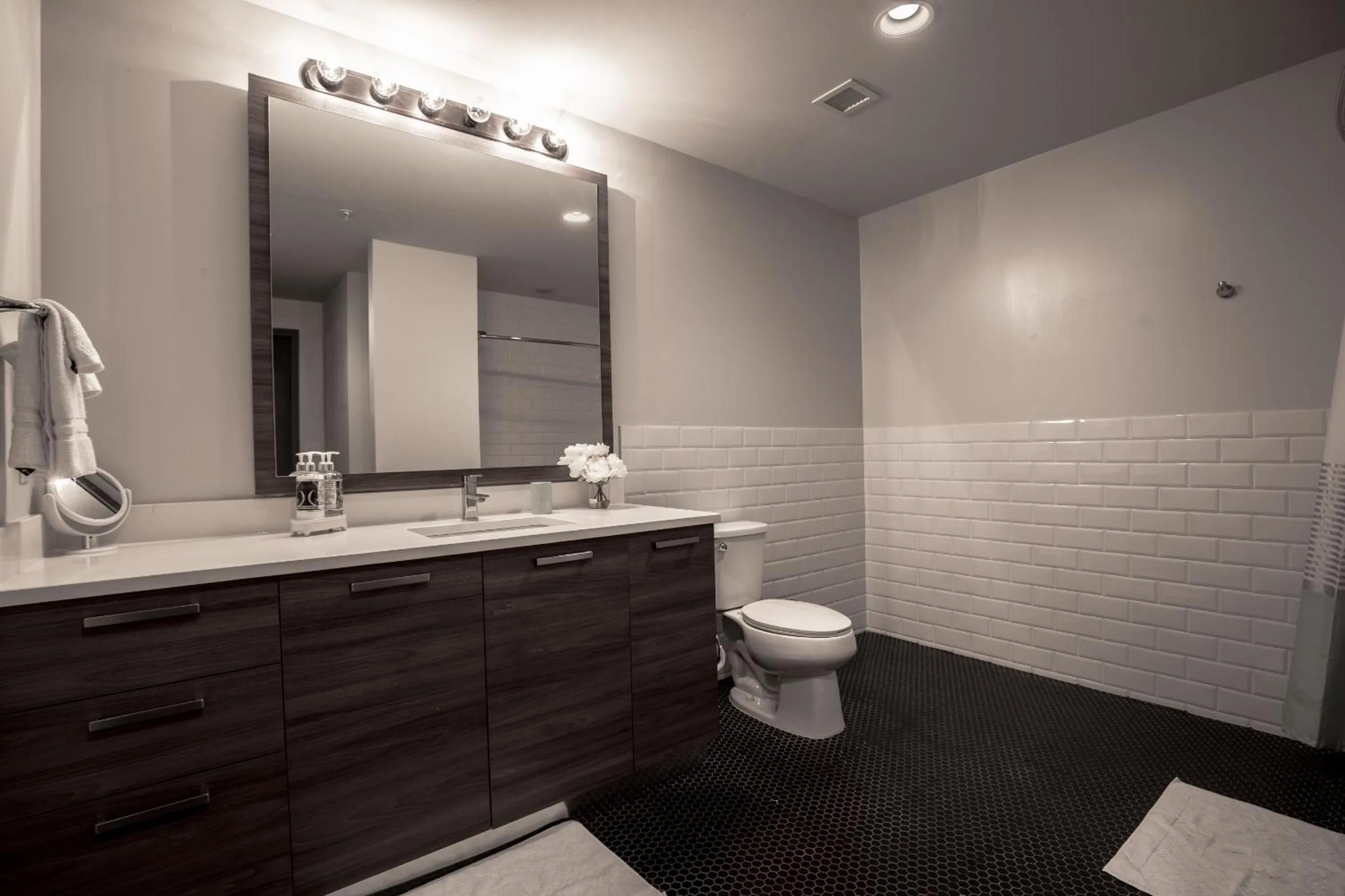 Shower in Luxury Downtown Dallas Stay by Amyfinehouse