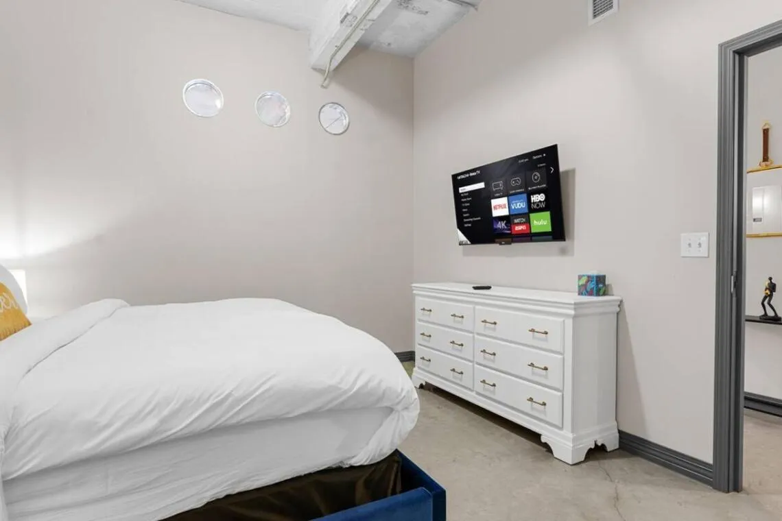 Bedroom, Bed in Luxury Downtown Dallas Stay by Amyfinehouse