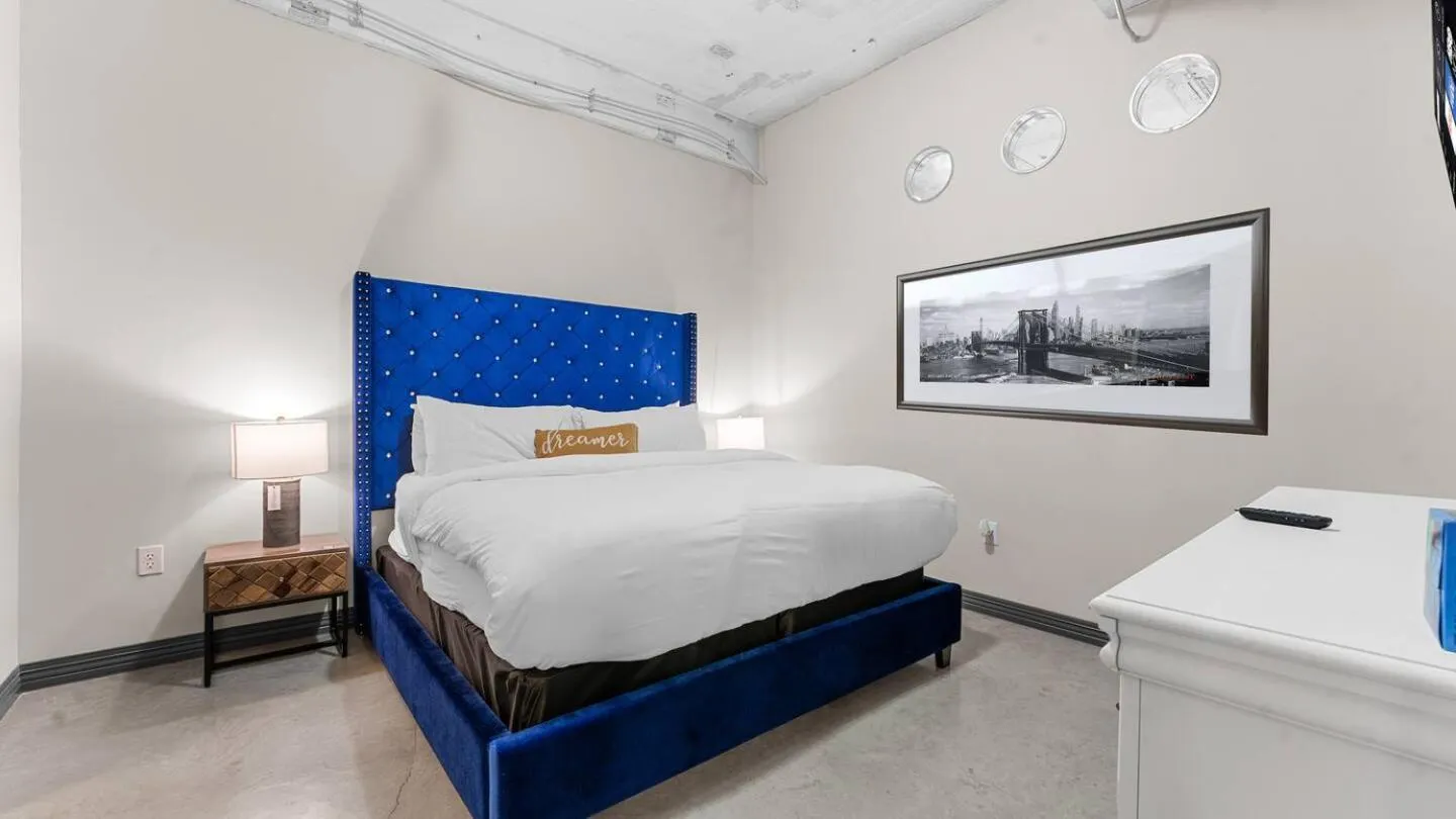 Bedroom, Bed in Luxury Downtown Dallas Stay by Amyfinehouse