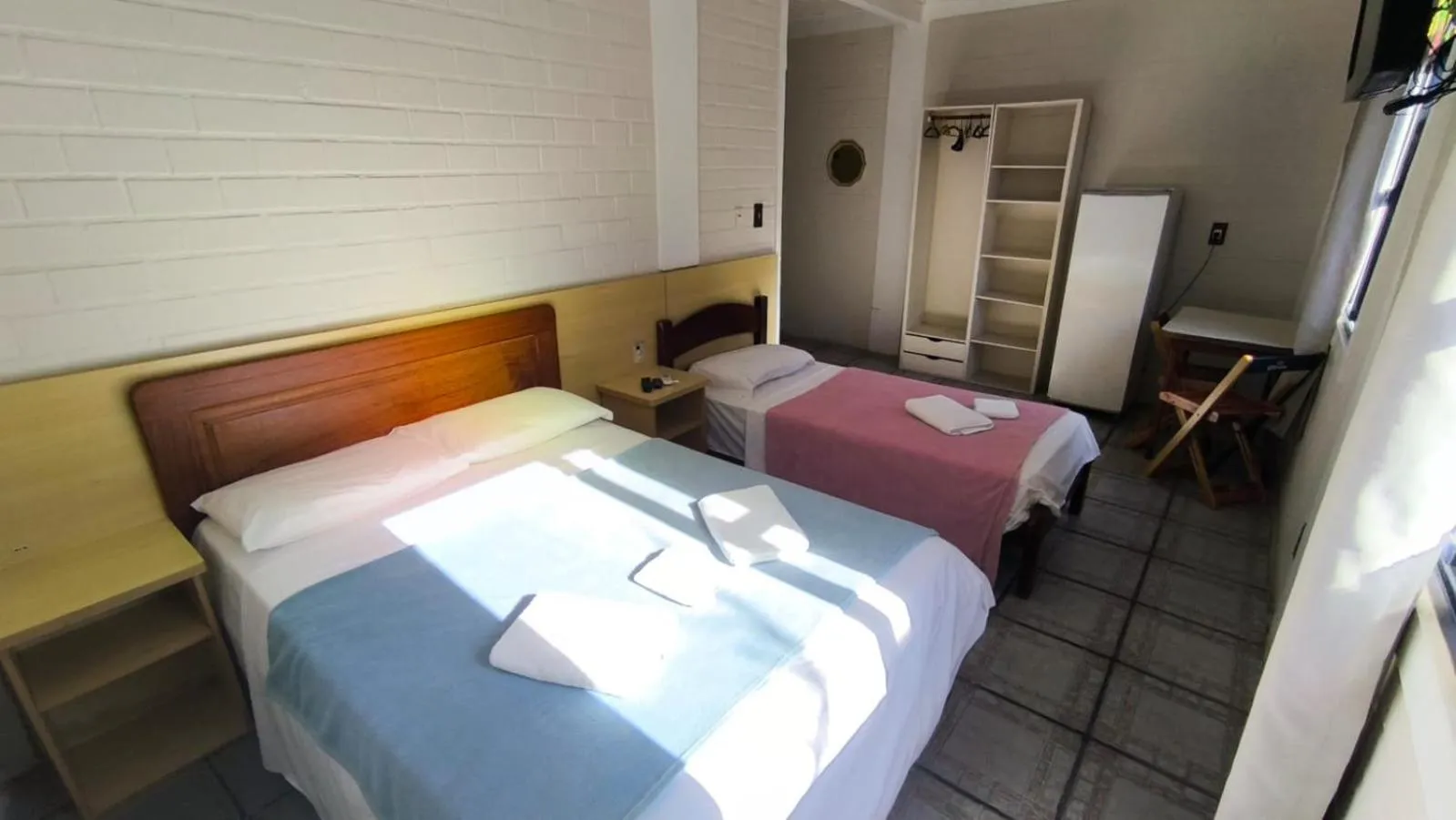 Bed in Pousada Maré de Lua