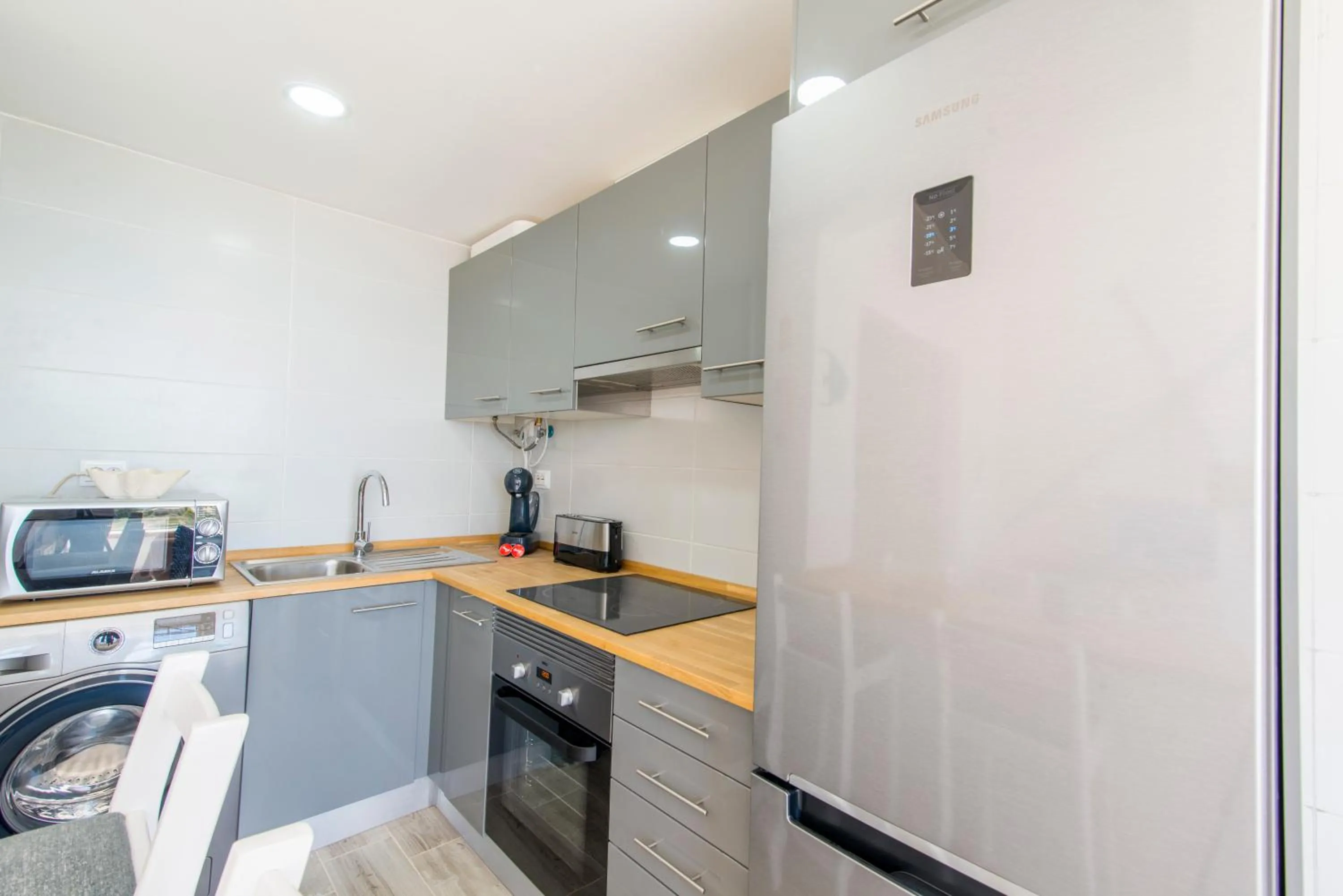 Kitchen or kitchenette in Casa dos Peixes