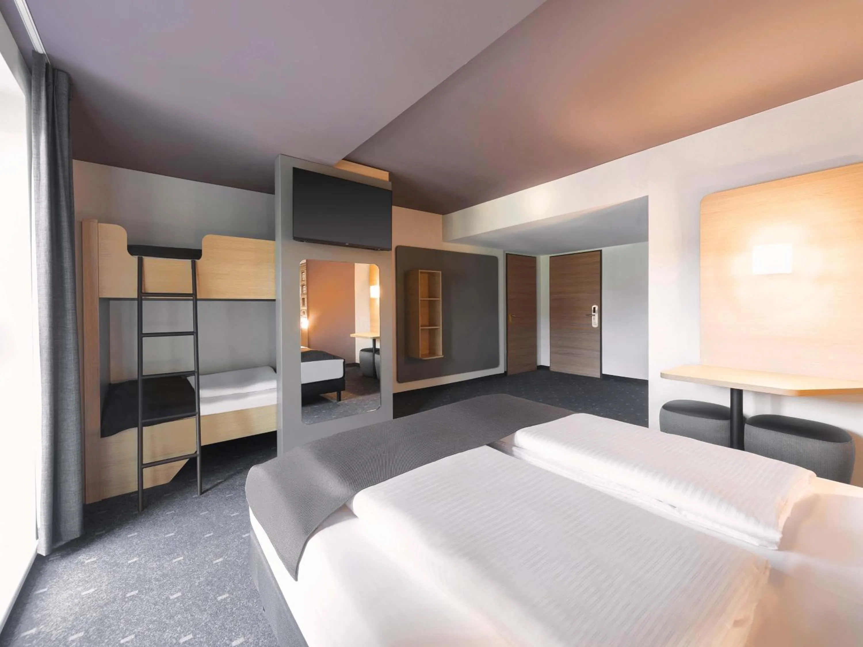 Photo of the whole room, Bed in B&B HOTEL Gera