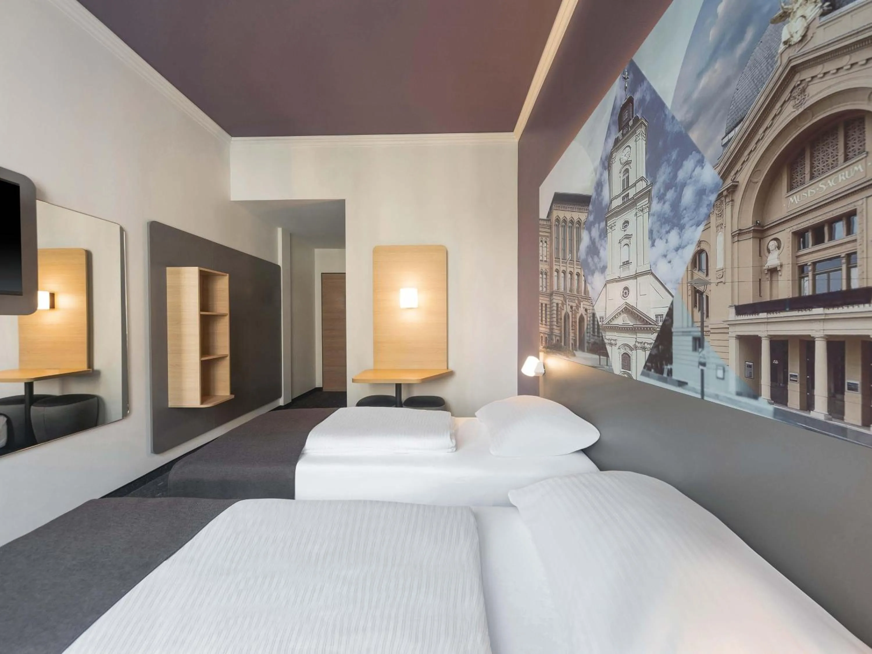 Photo of the whole room, Bed in B&B HOTEL Gera