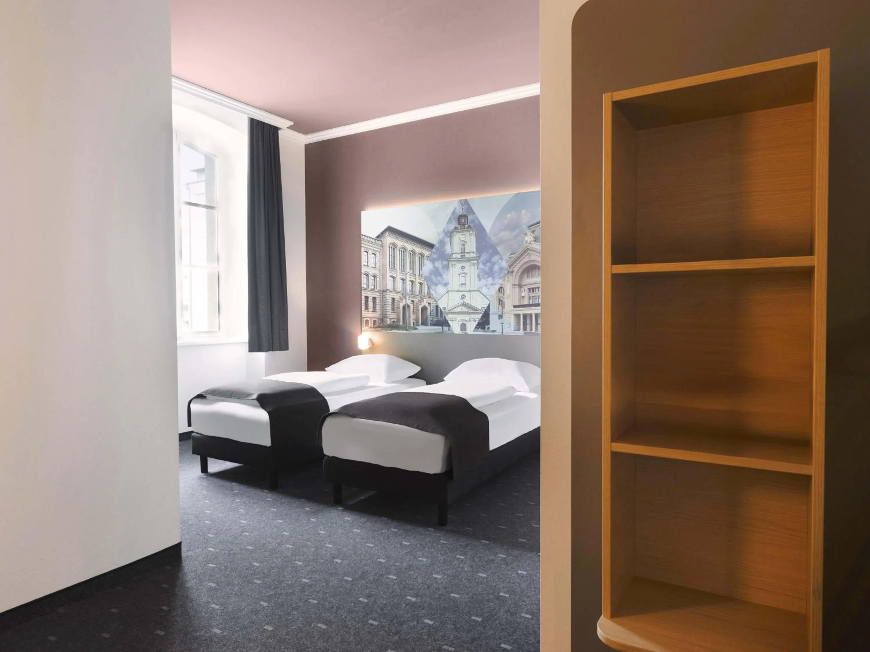 Photo of the whole room, Bed in B&B HOTEL Gera