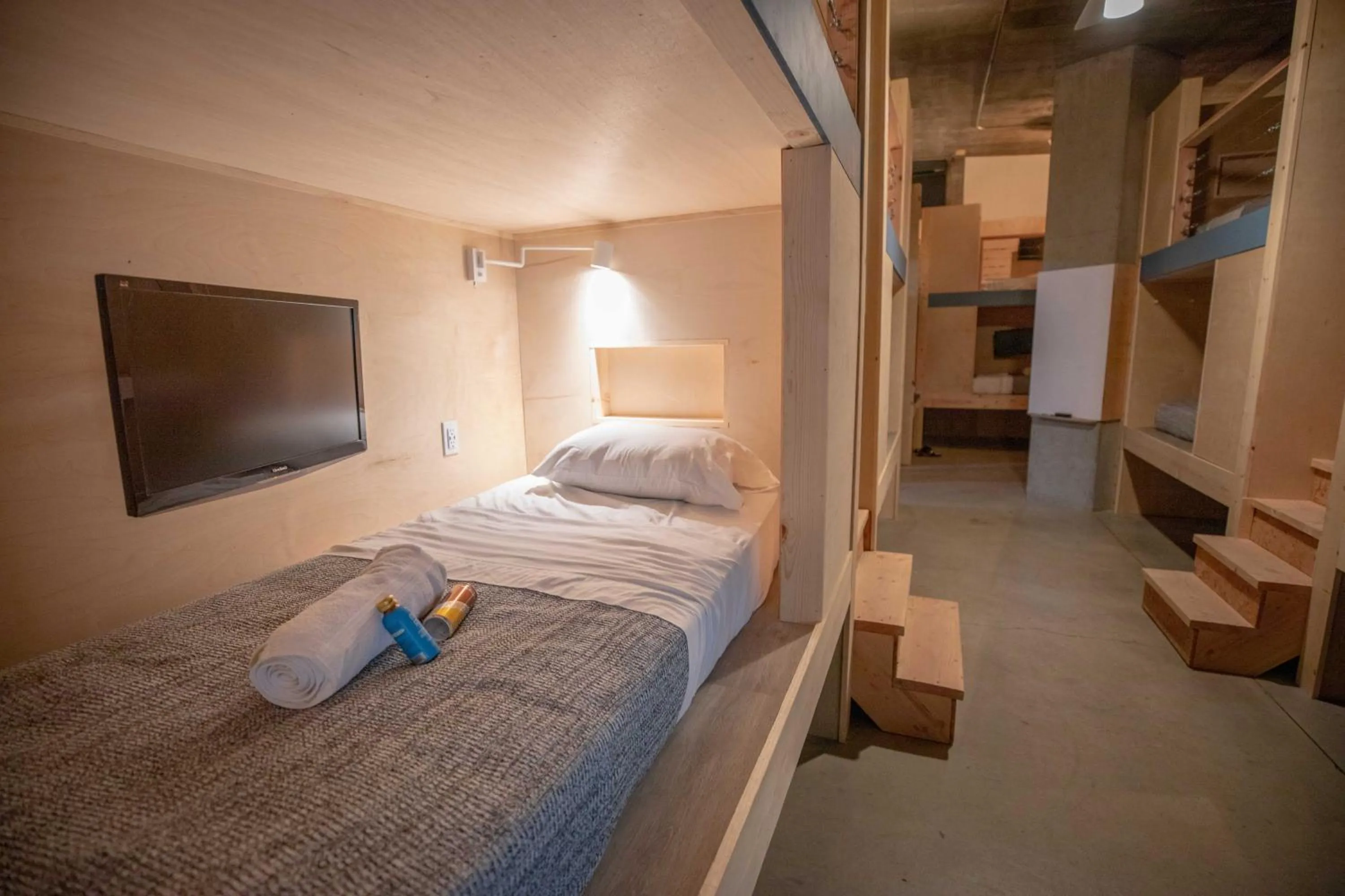 Bed in PodShare San Diego