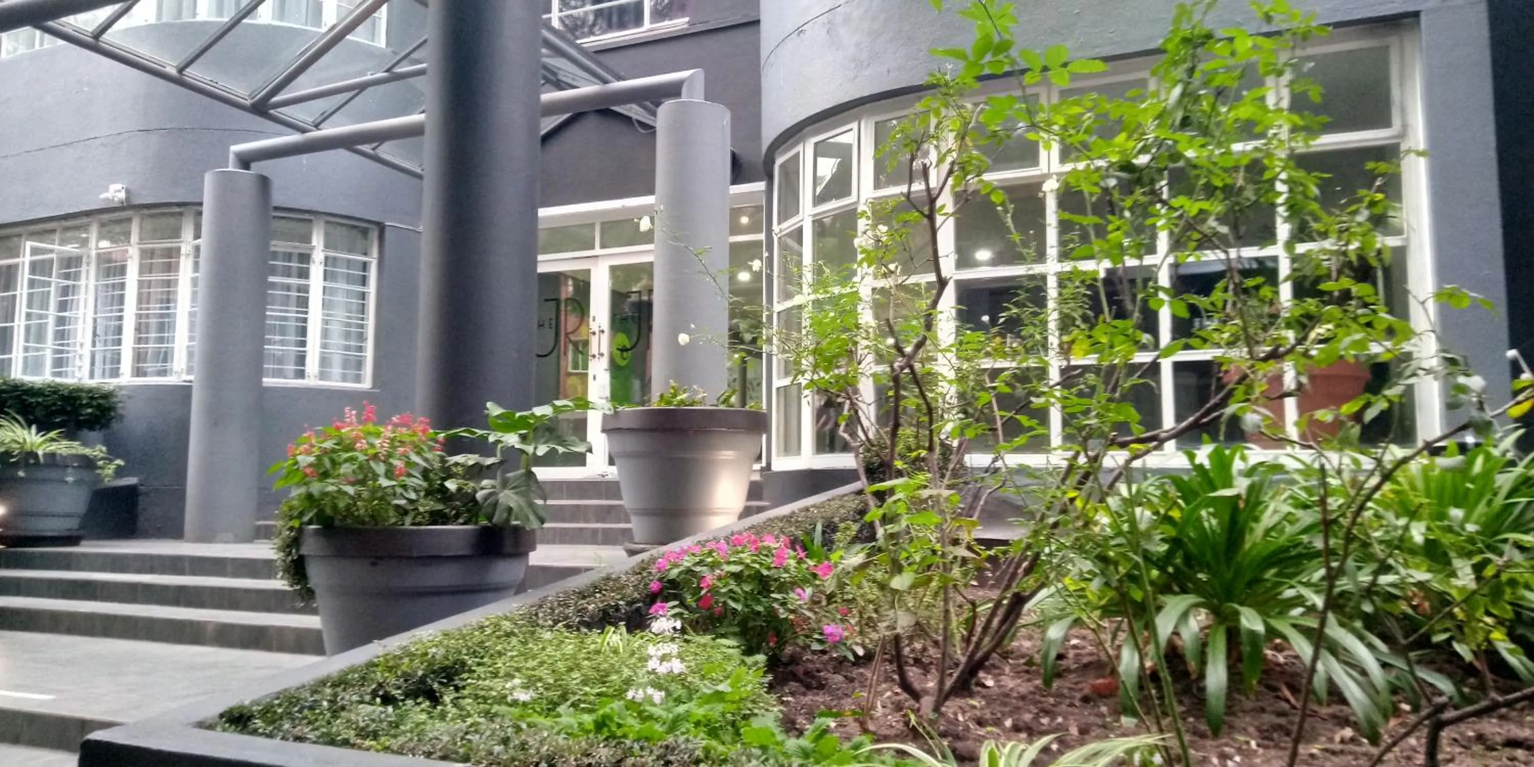 Property building in The Jack Rose Hotel, Rosebank, Gautrain