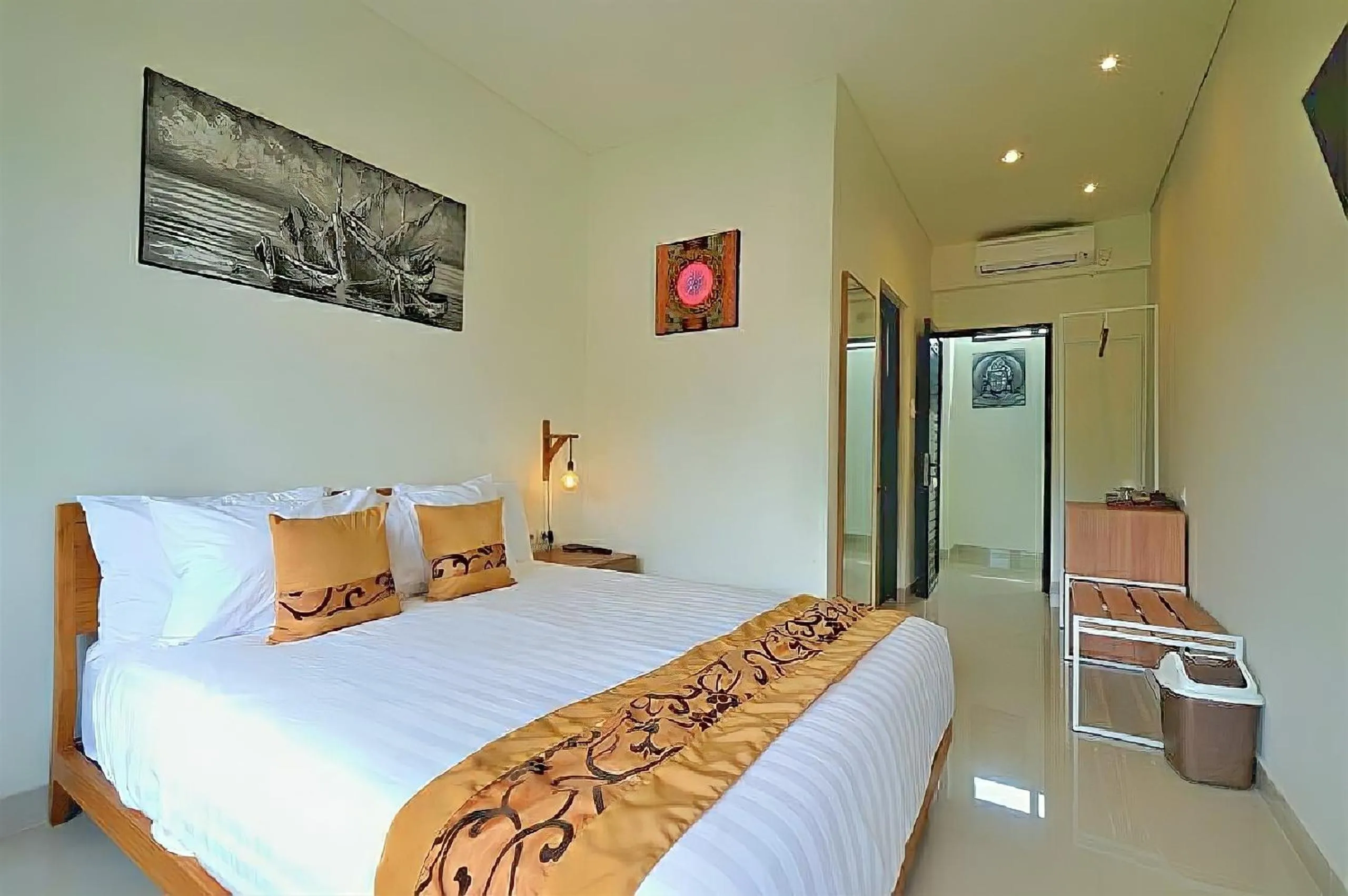 Bed in Hotel and Villa B52 Gili Air