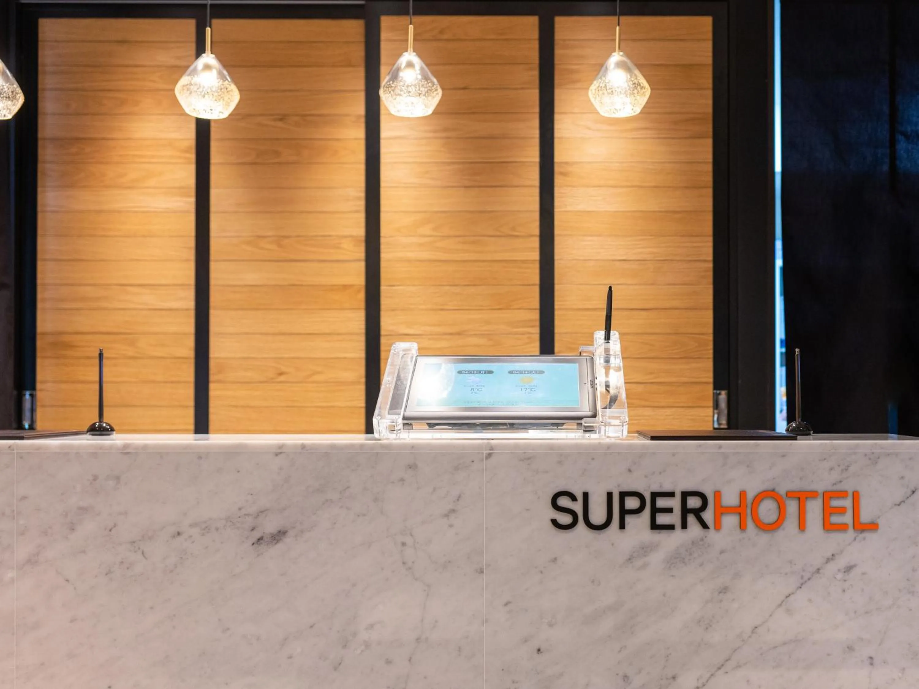 Lobby or reception in Super Hotel Okayama Station Higashiguchi