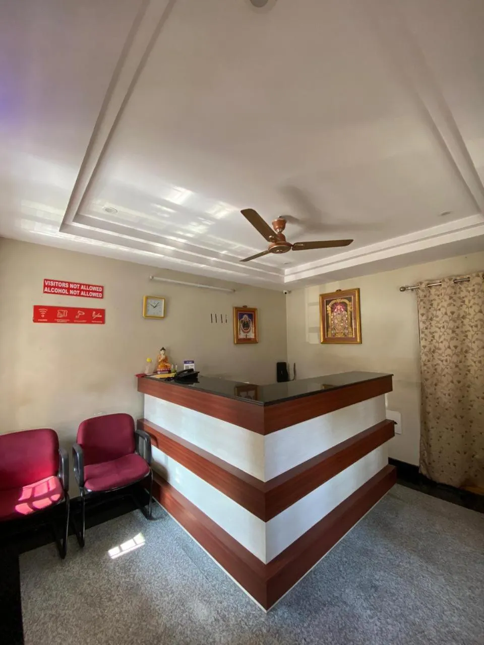 Lobby or reception in Hotel Renuka