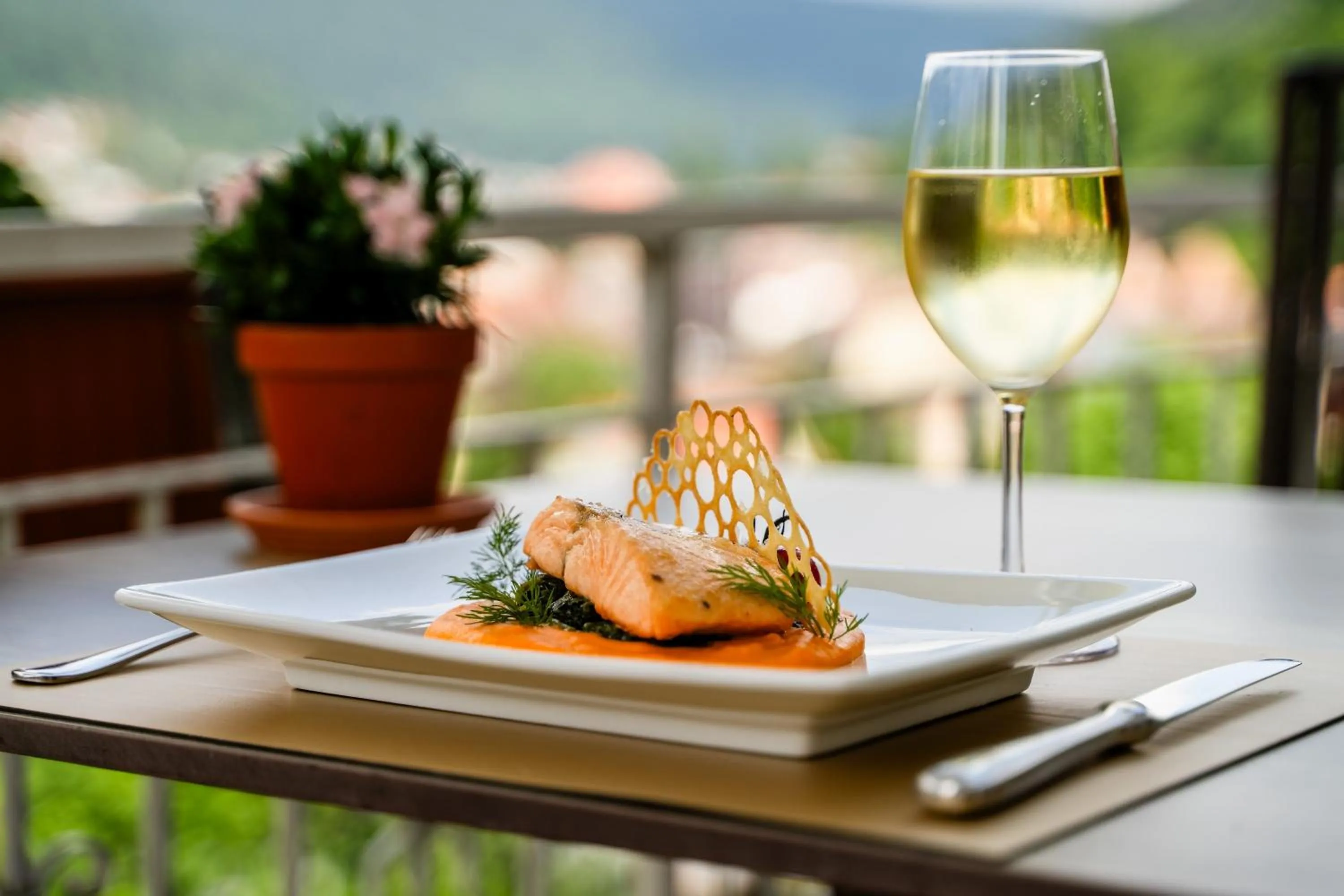 Food and drinks in Wellnesshotel Rothfuß mit Spa und 2 Schwimmbädern