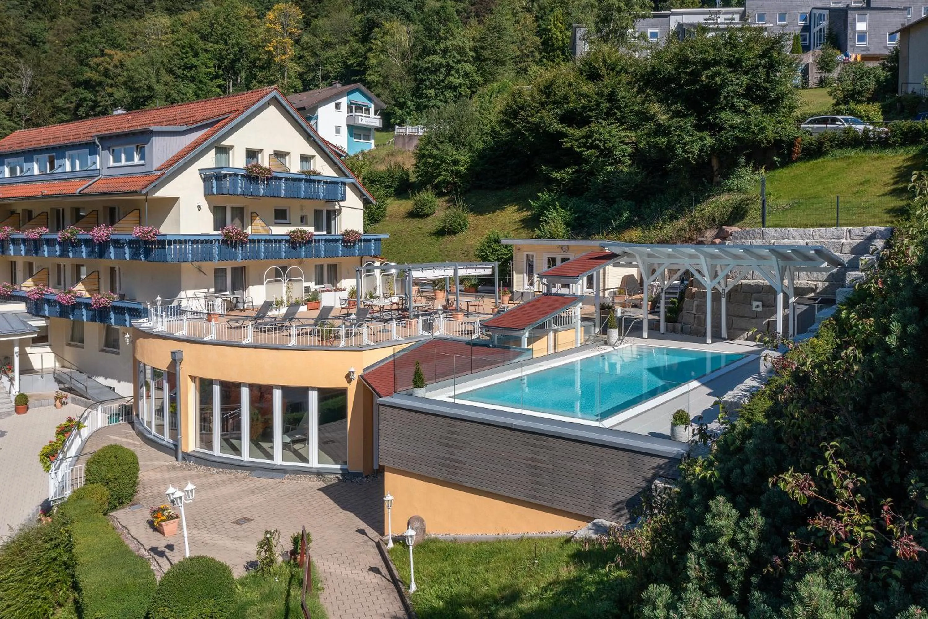 Property building in Wellnesshotel Rothfuß mit Spa und 2 Schwimmbädern