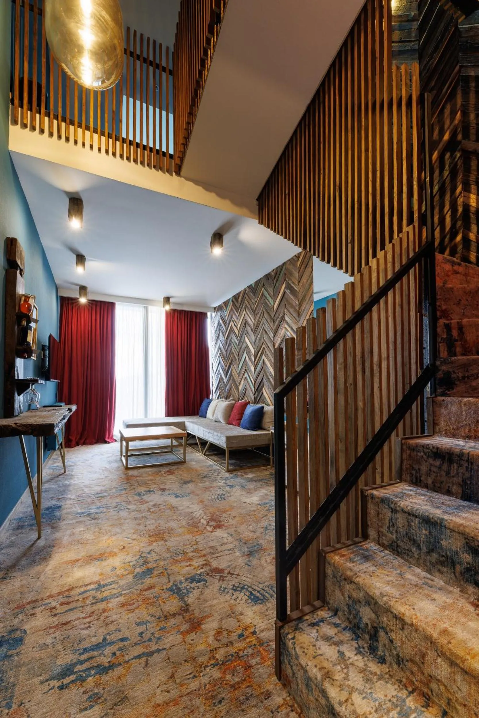 Living room in Mtserlebi Resort