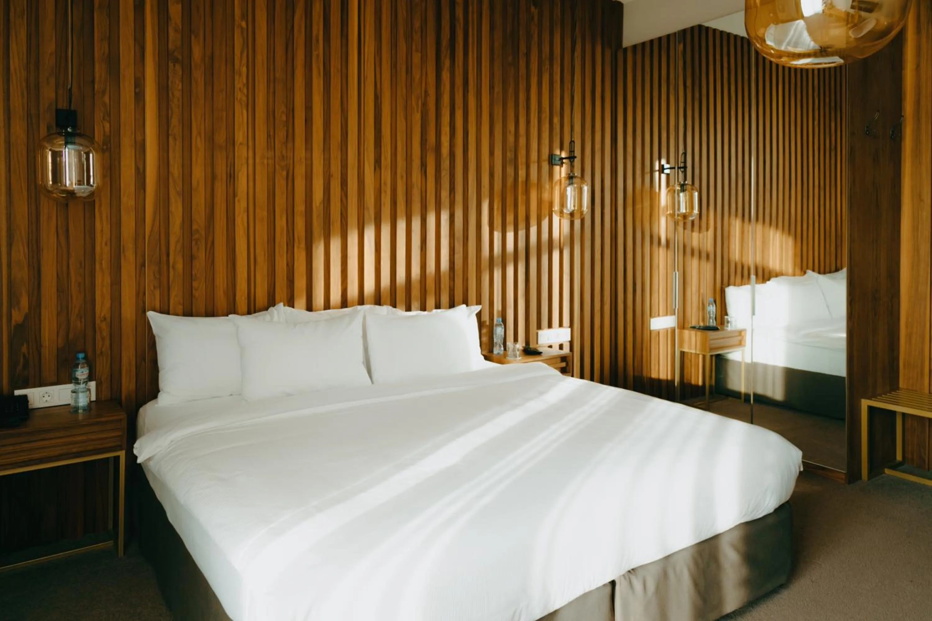 Bed in Mtserlebi Resort