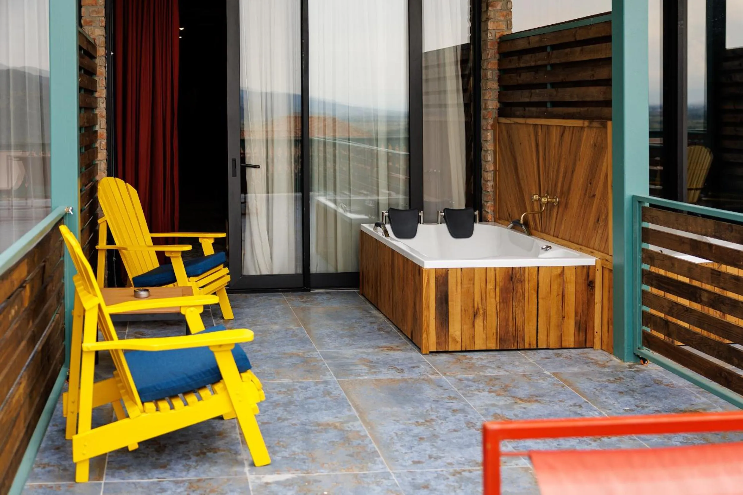 Hot Tub in Mtserlebi Resort