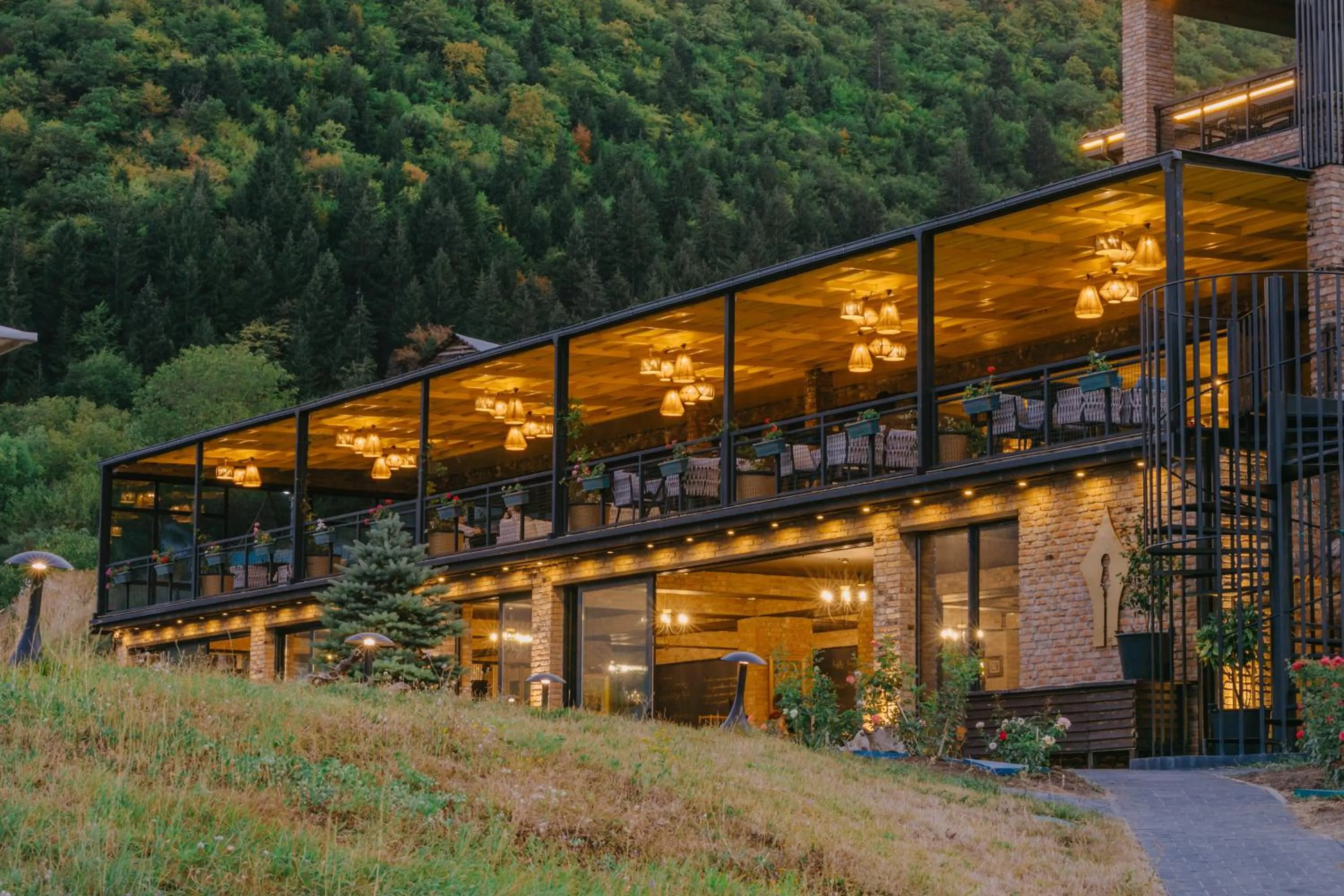 Property building in Mtserlebi Resort