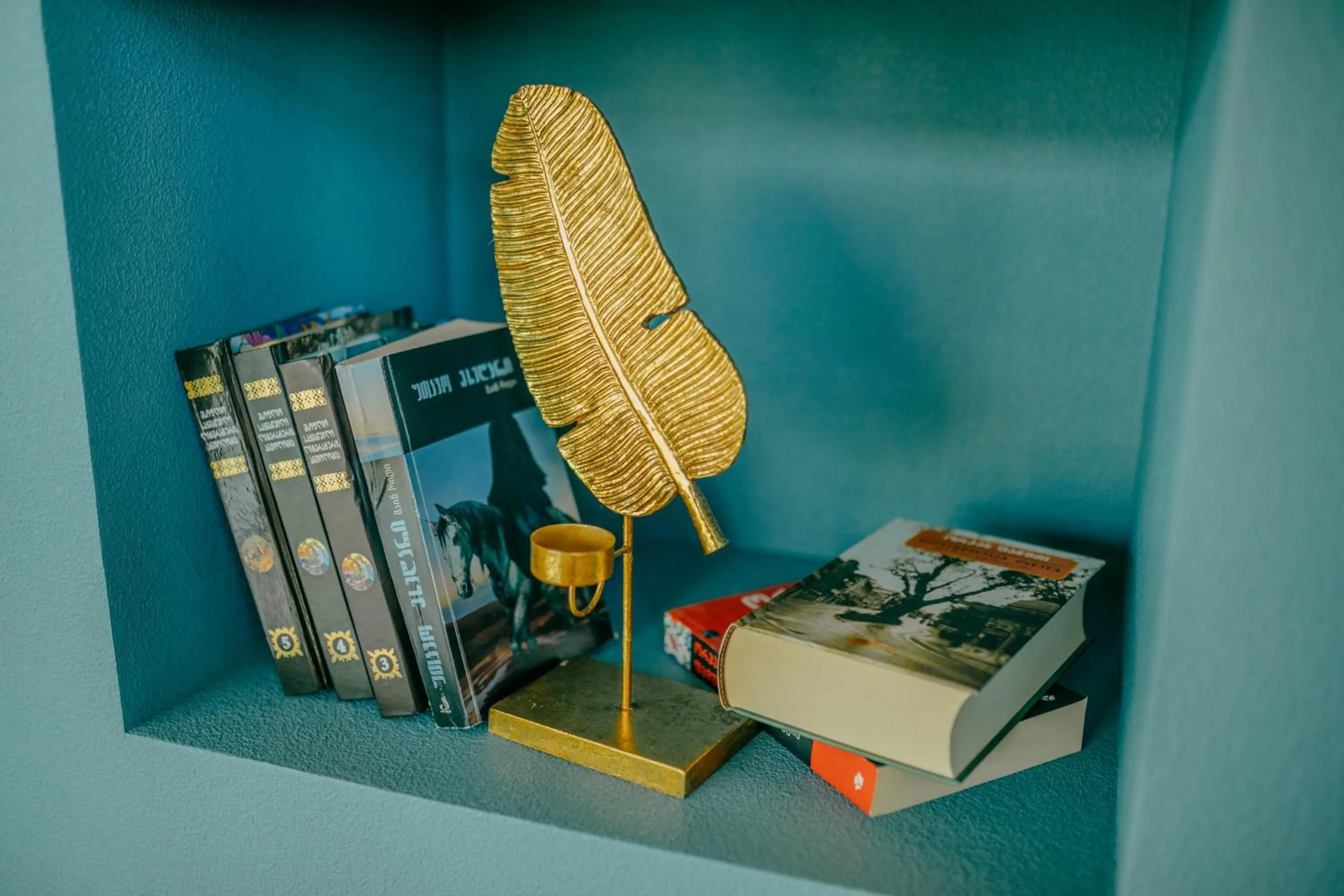 Library in Mtserlebi Resort