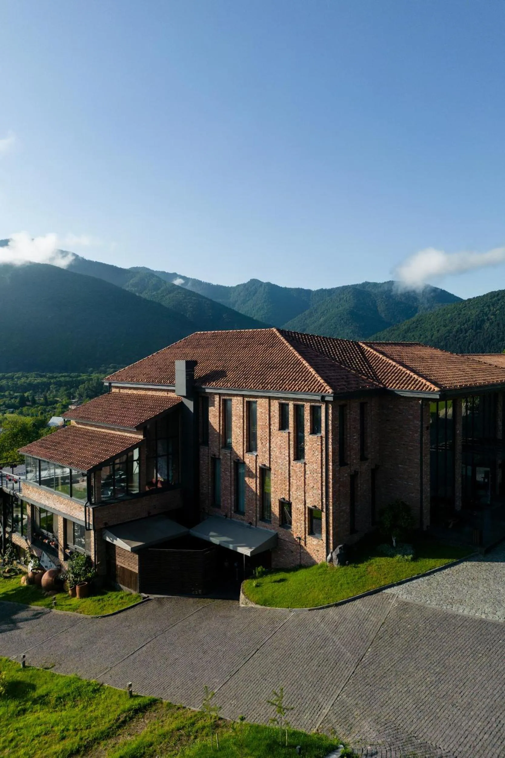 Property building in Mtserlebi Resort